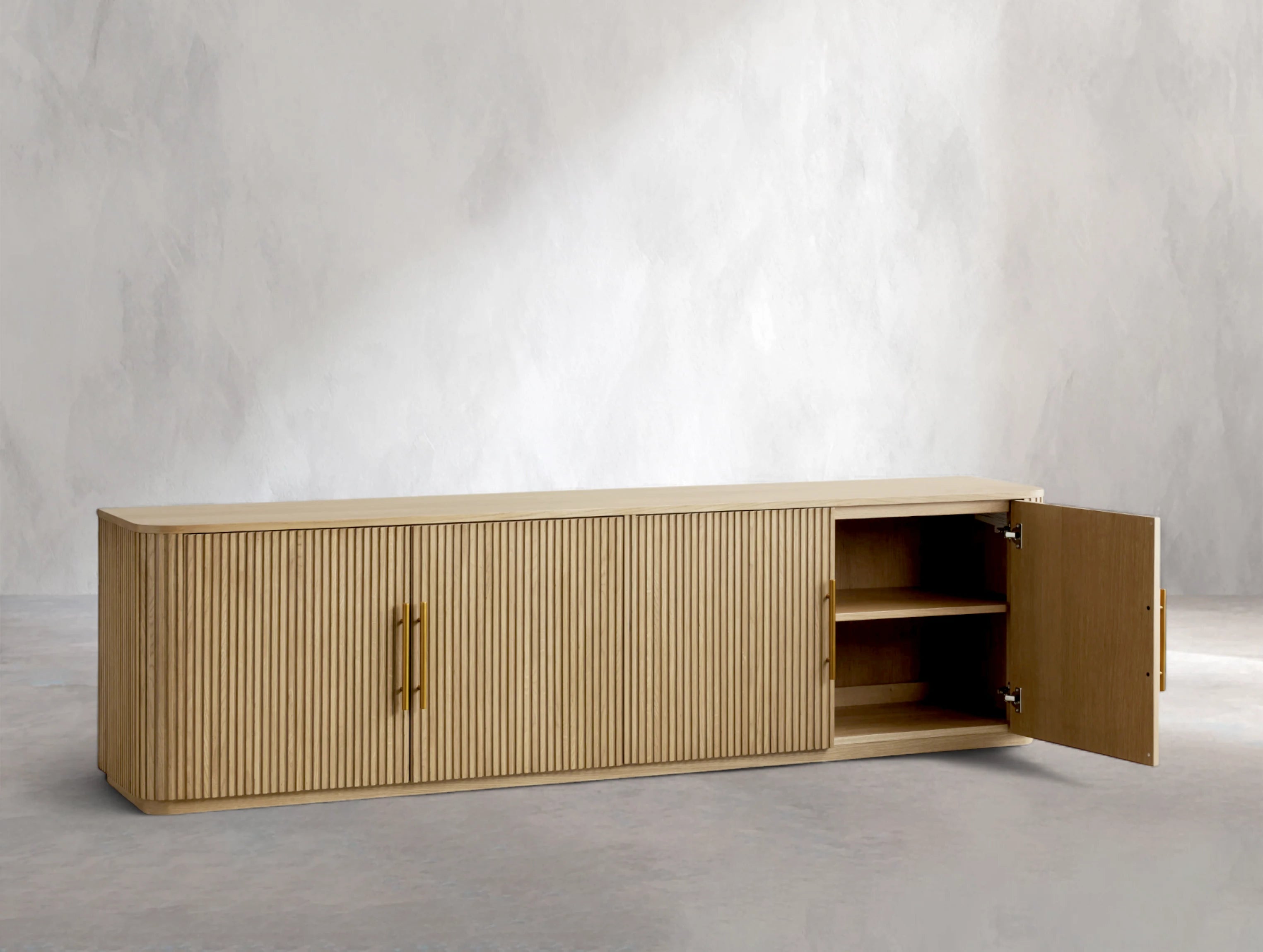 Rolphin Wood Media Console