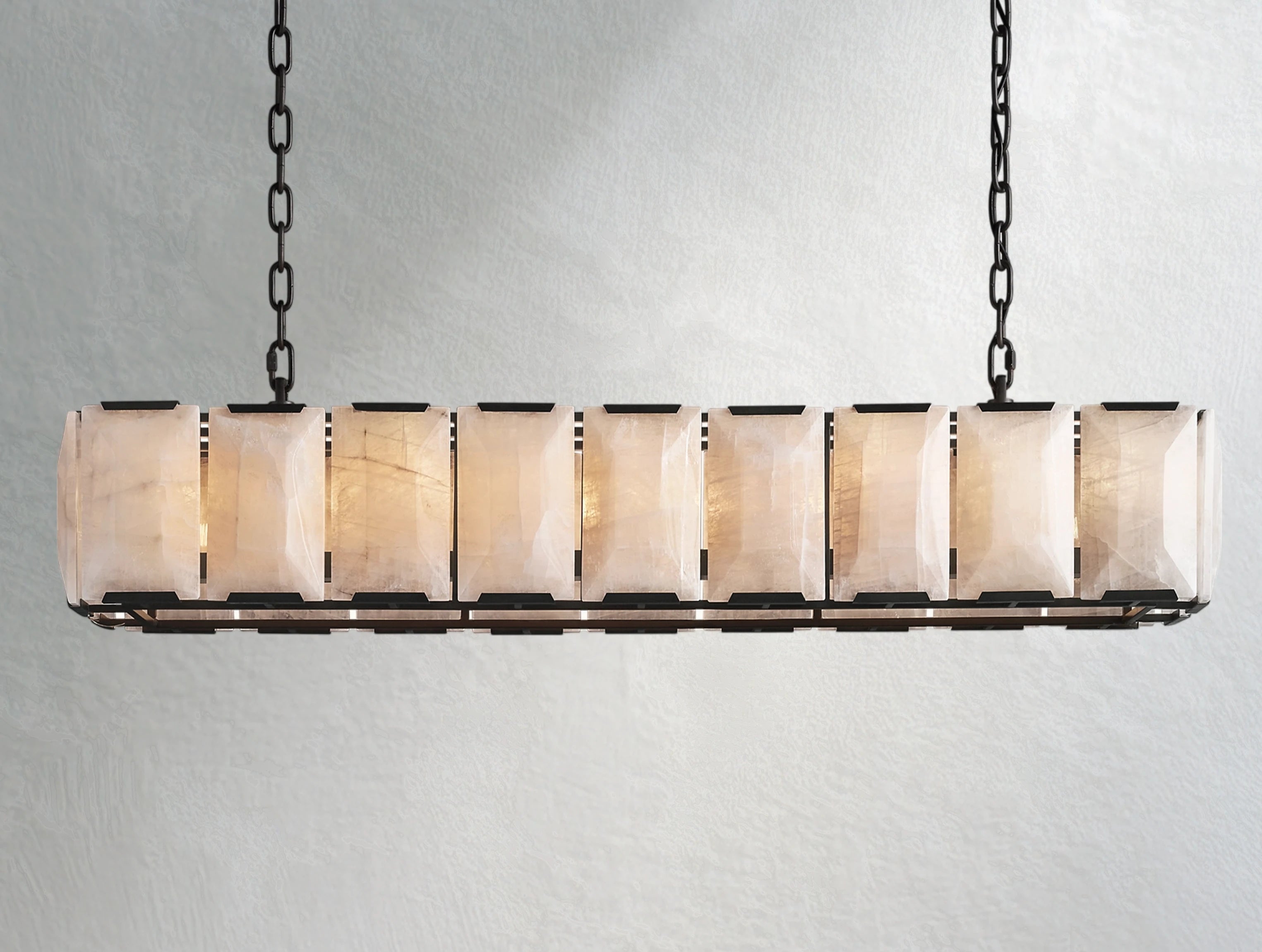 Valonne Calcite Rectangular Chandelier