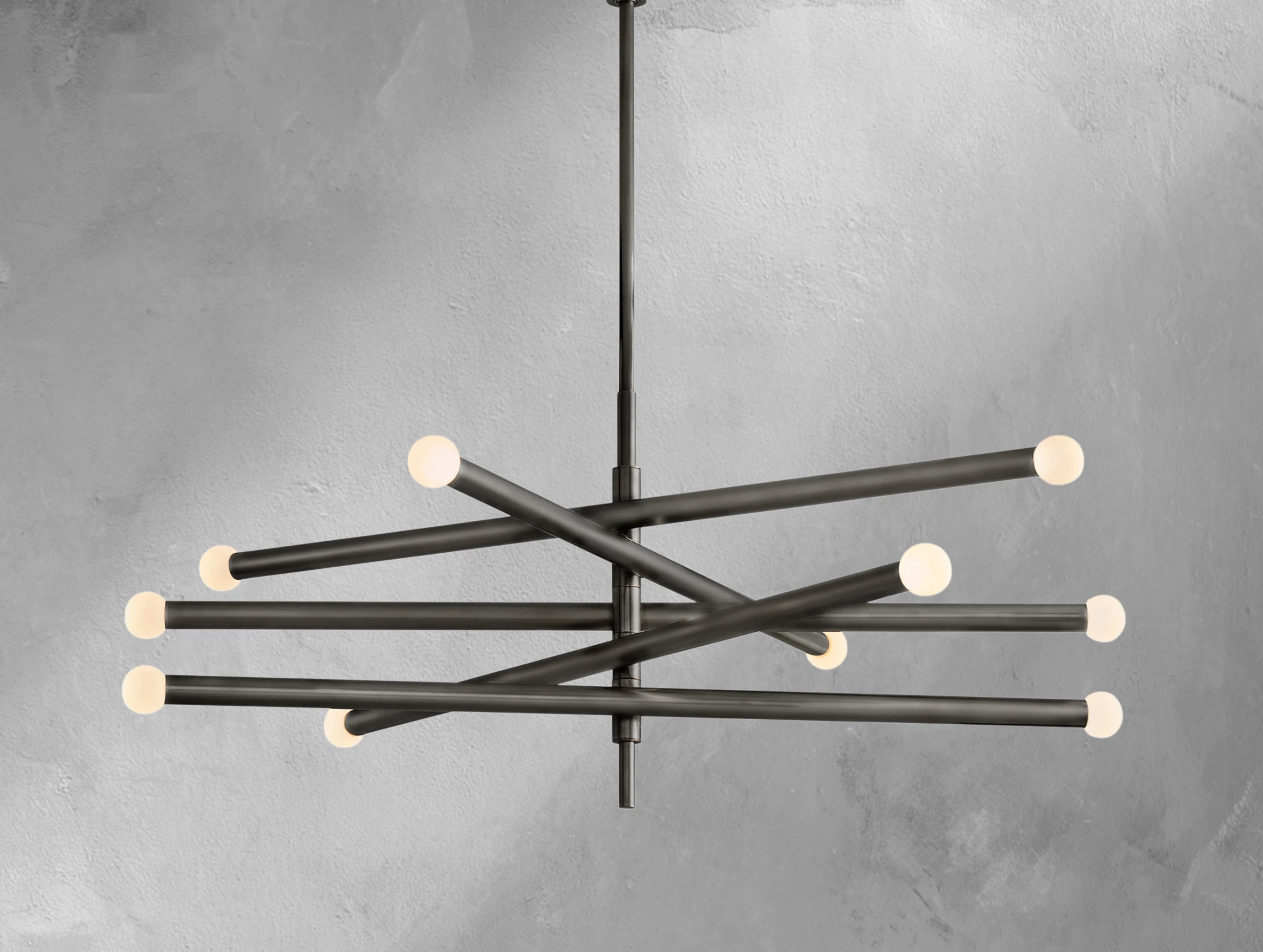 Roundseau 10-Light Mobile Etched Chandelier