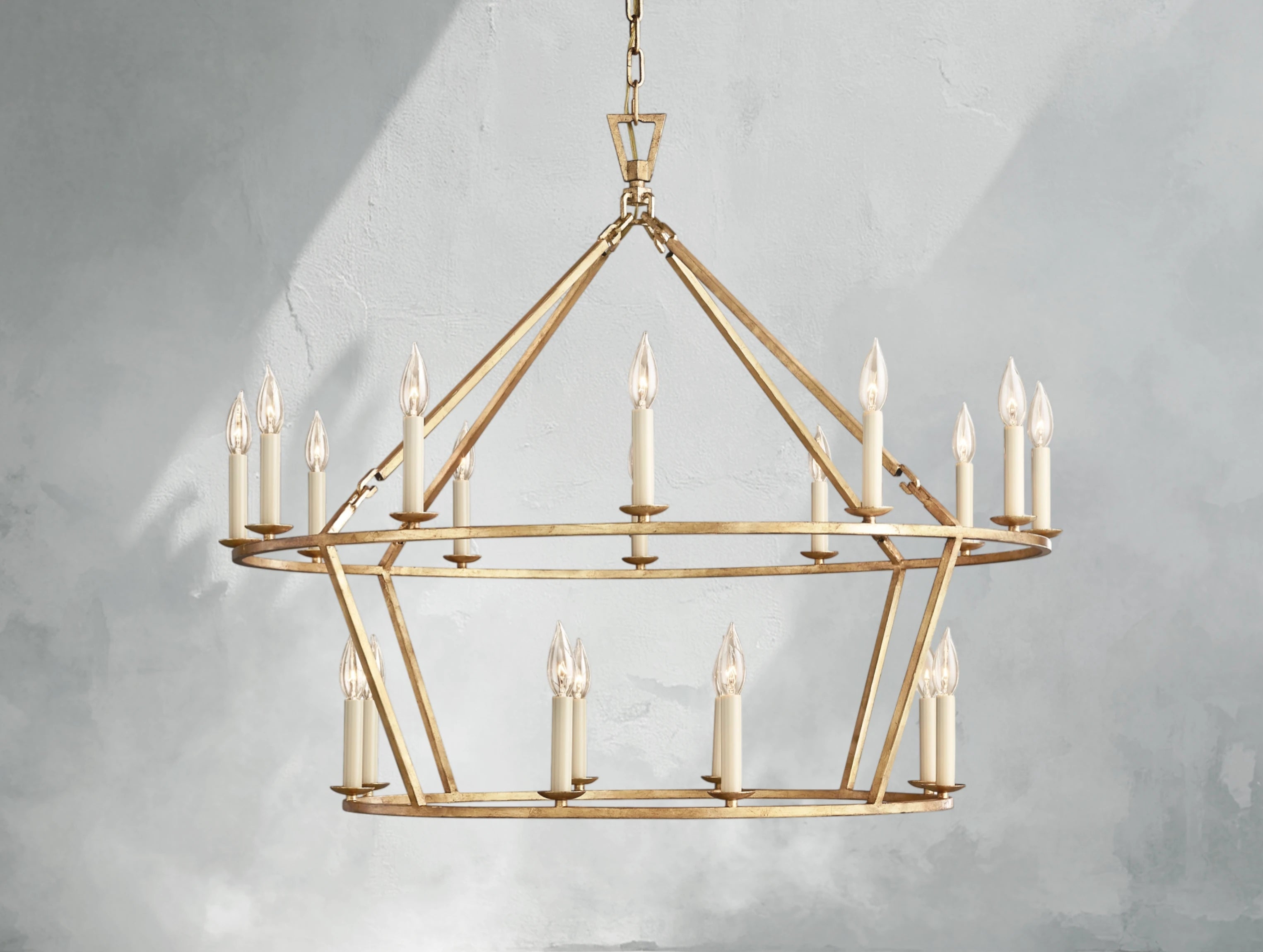 Avelara Two-Tier Round Chandelier