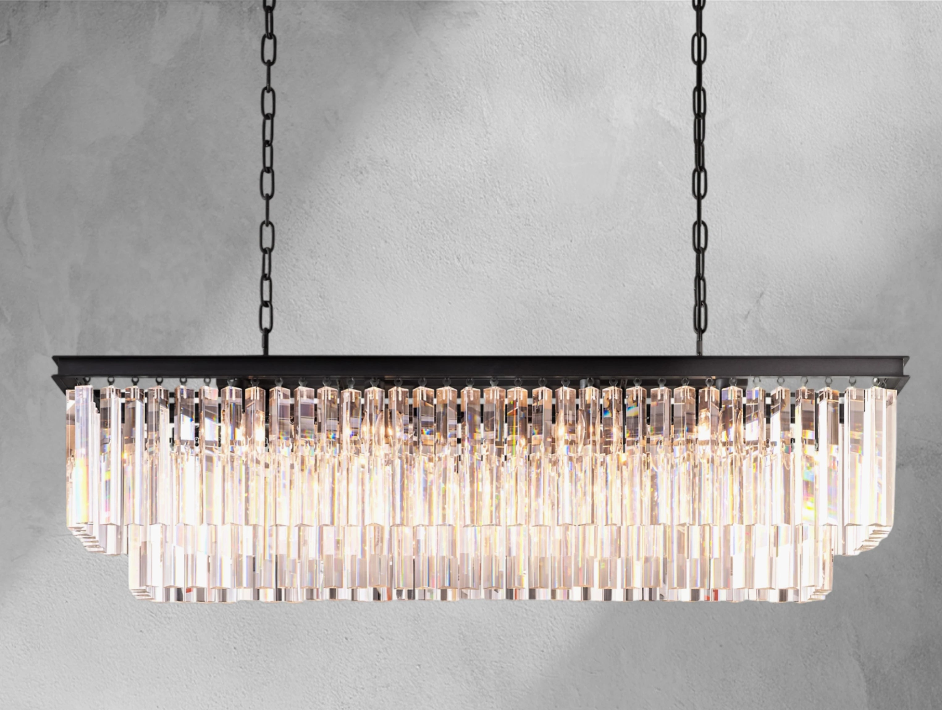 Pukinos Rectangular Chandelier