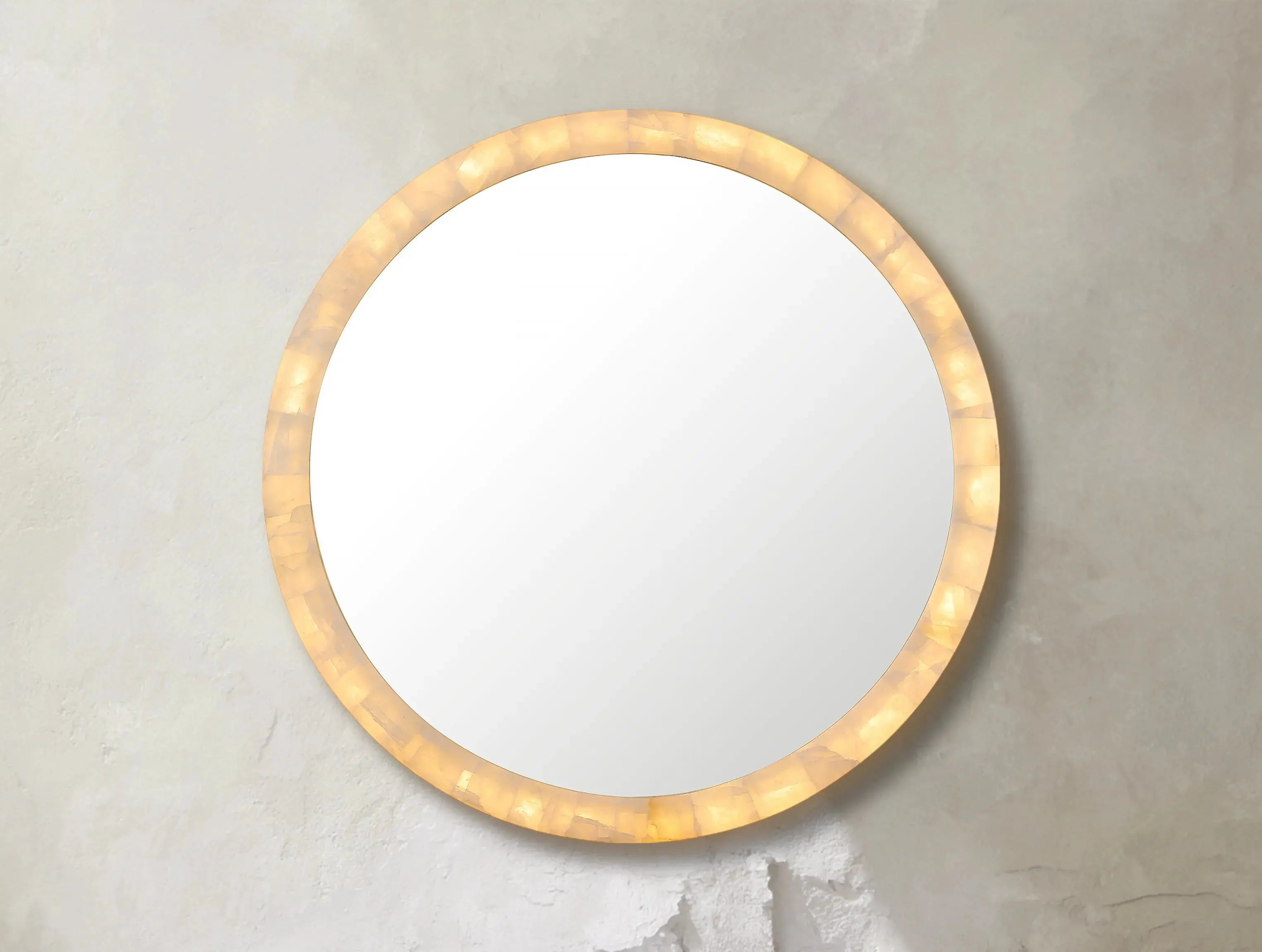 Hamary Calista Round Wall Mirror ARDENEL