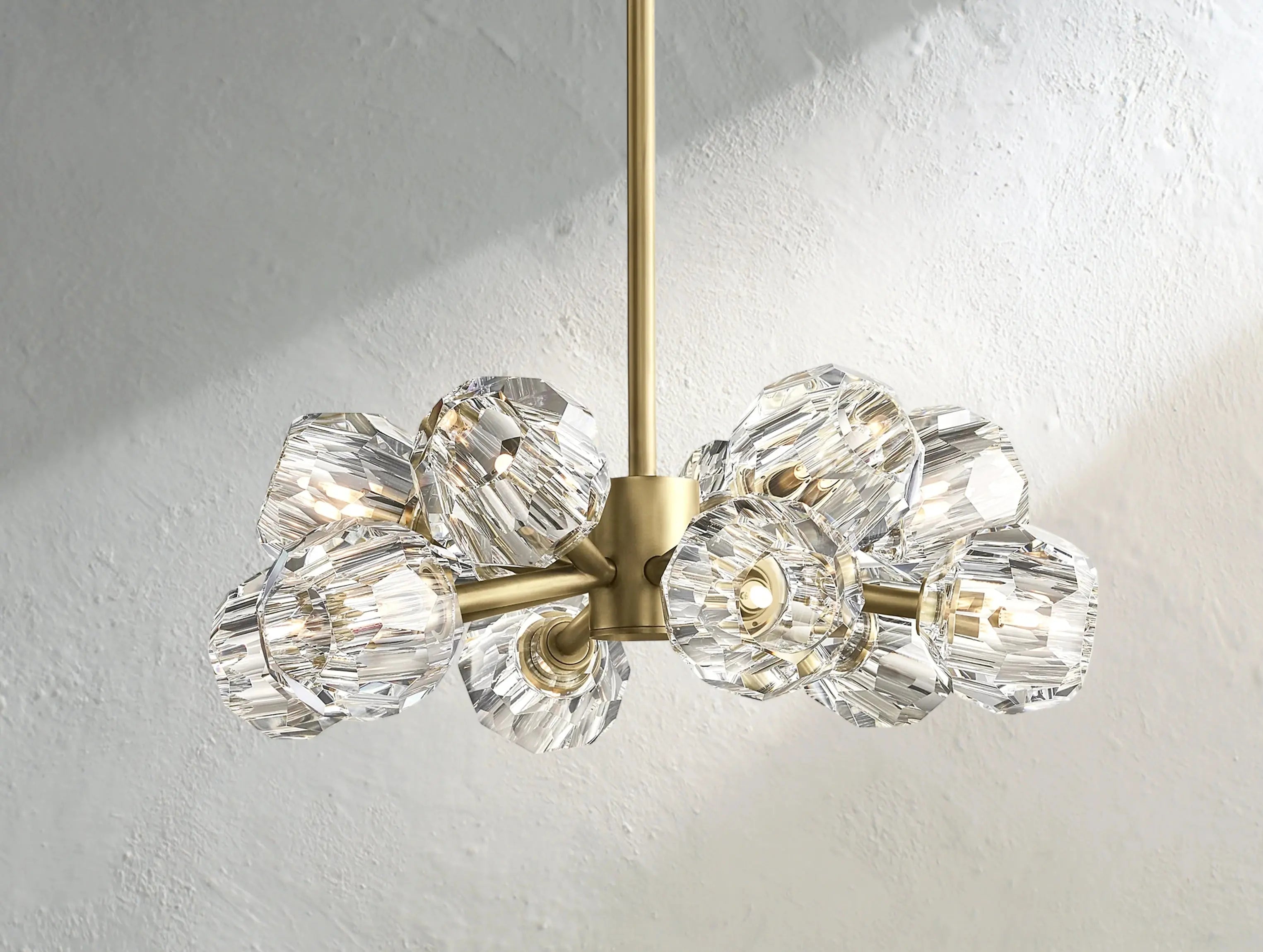 Orbital Cristal Glass Round Chandelier ARDENEL