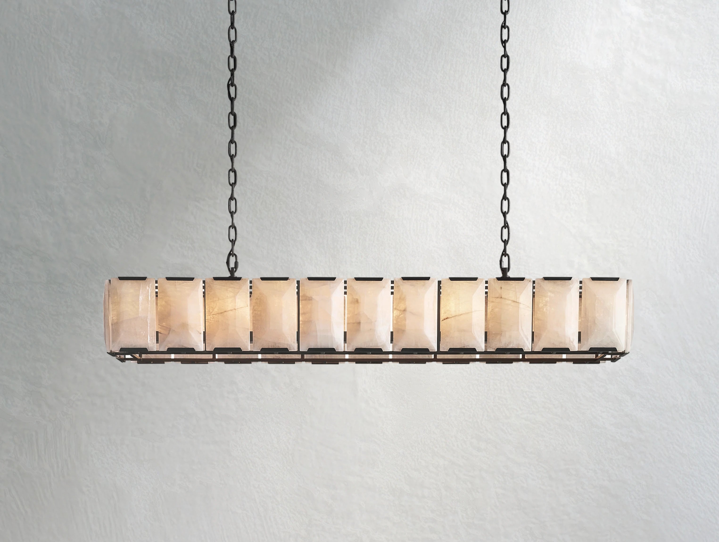 Valonne Calcite Rectangular Chandelier