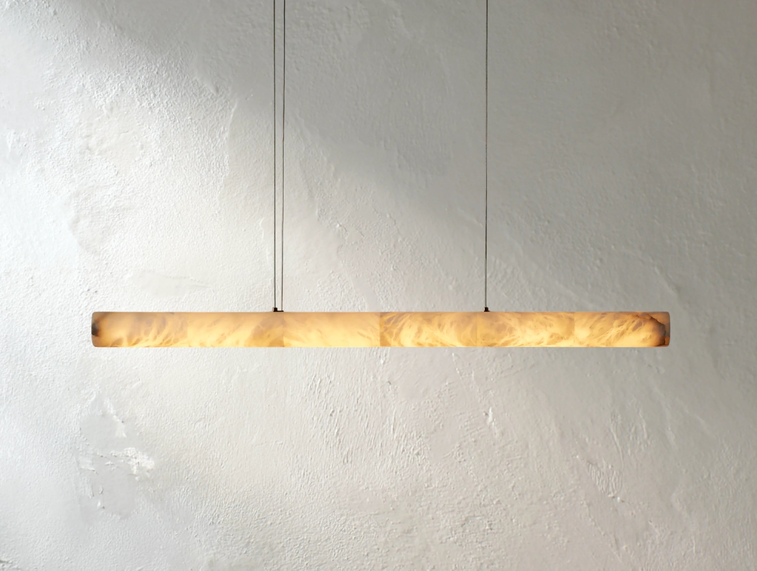 Hamary Chiseled Linear Alabaster Chandelier