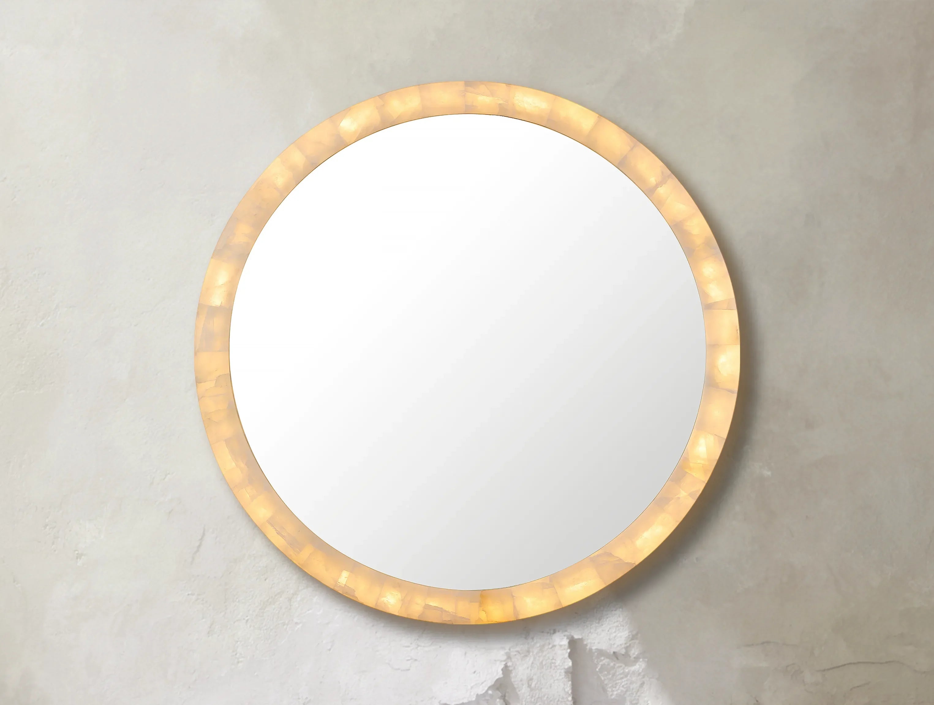 Hamary Calista Round Wall Mirror