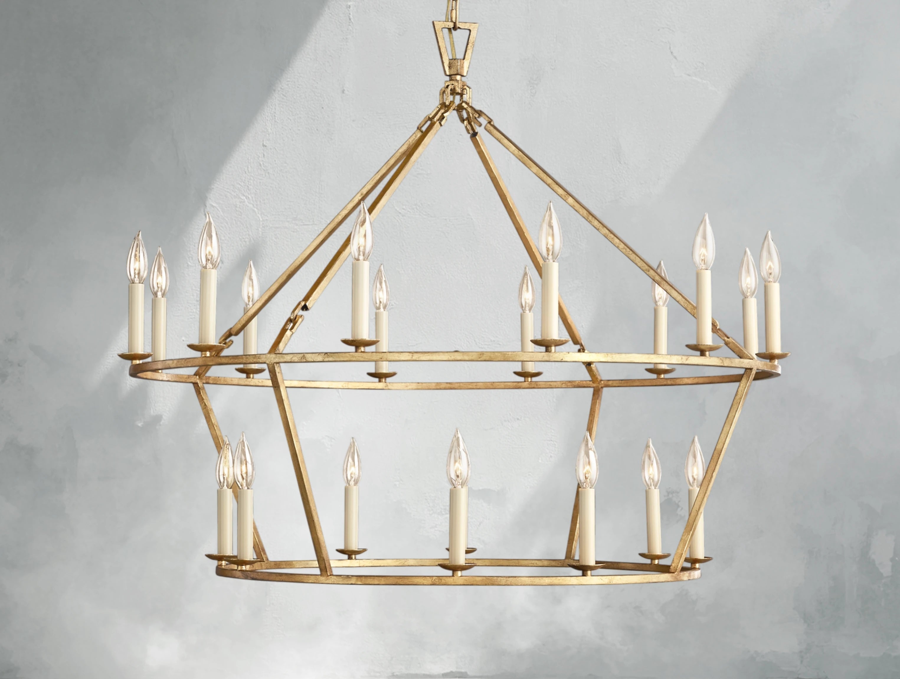 Avelara Two-Tier Round Chandelier