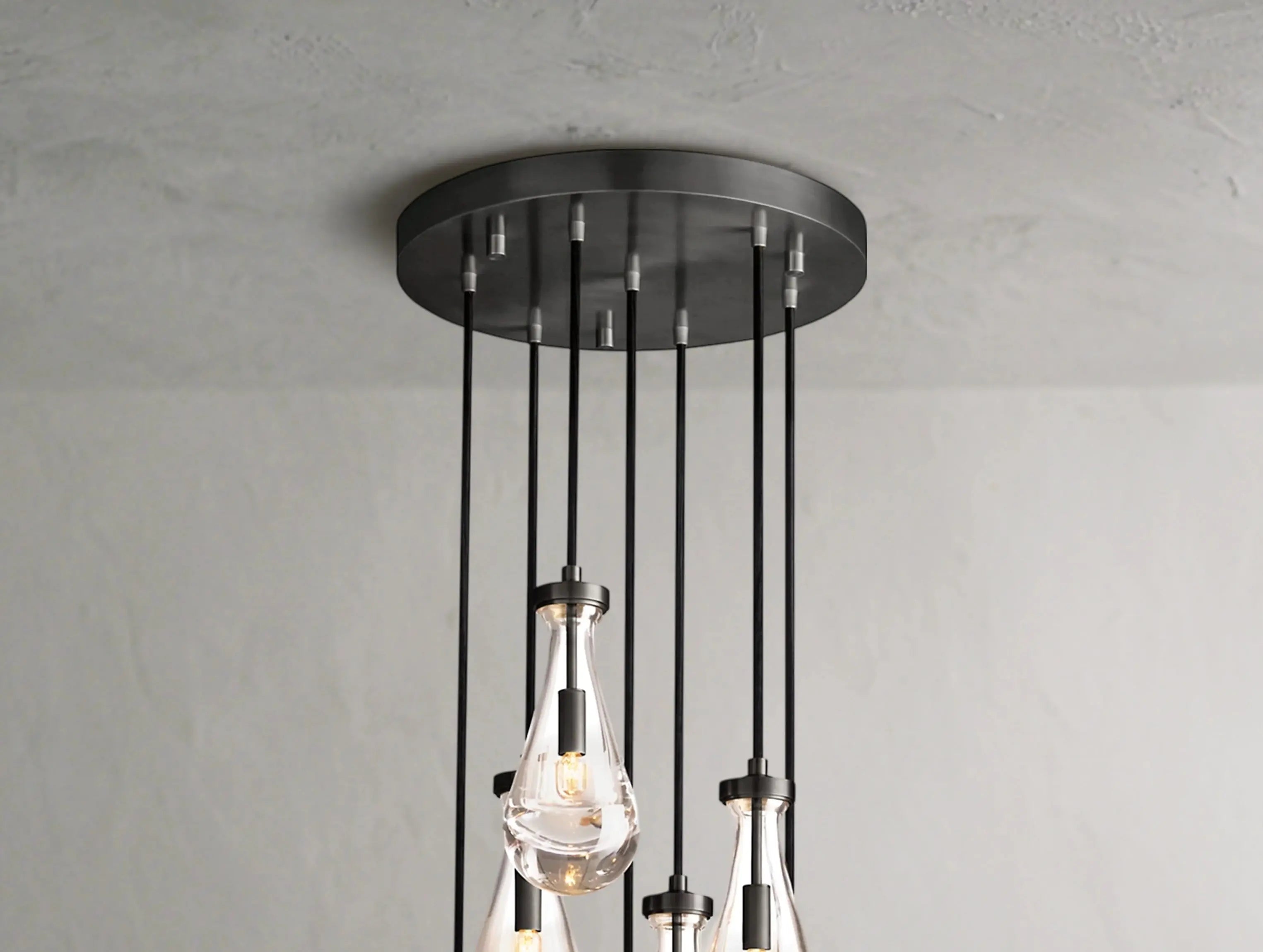 Rainfall Round Chandelier ARDENEL