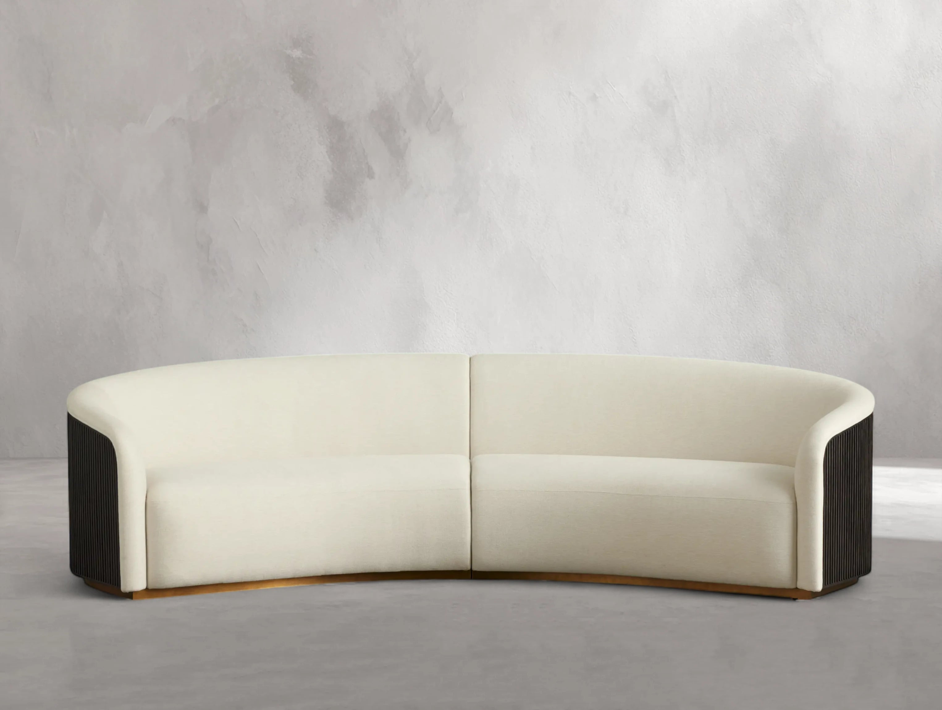 Rolphin Two-Piece Curved Sofa ARDENEL