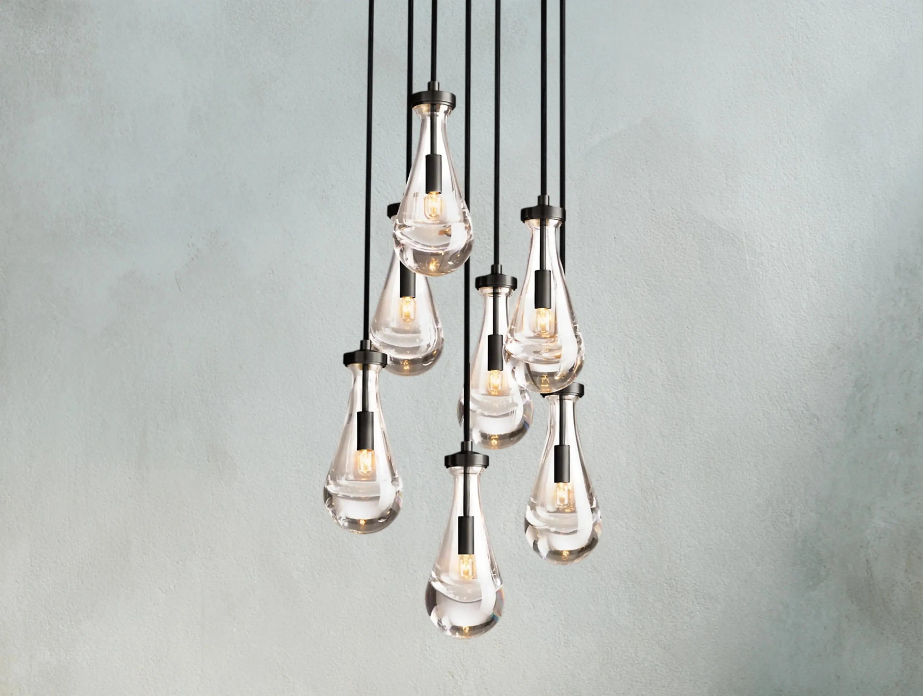 Rainfall Round Chandelier ARDENEL