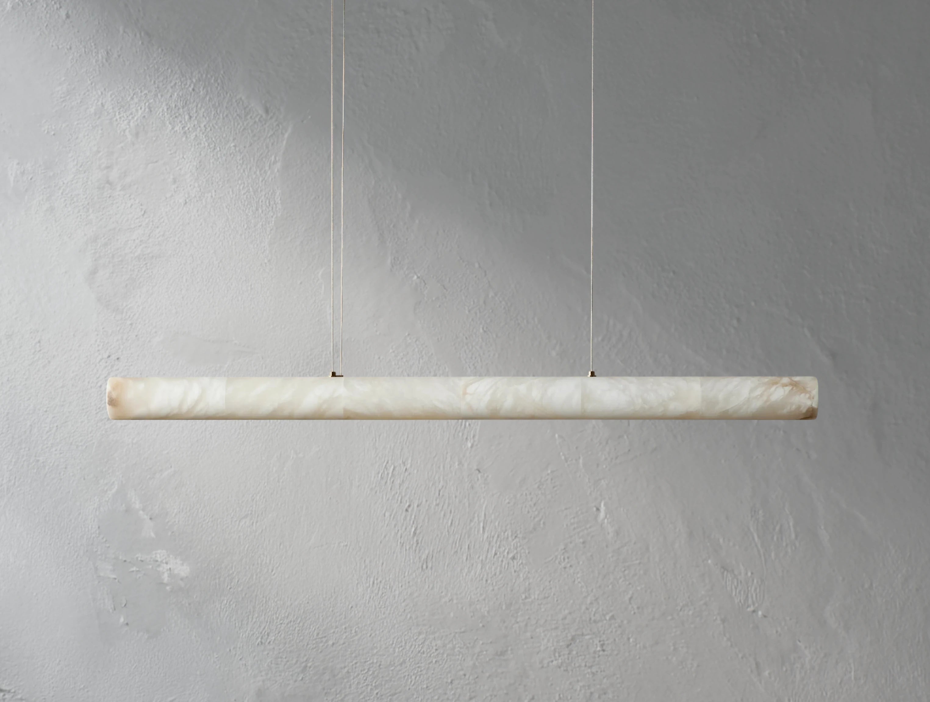 Hamary Chiseled Linear Alabaster Chandelier