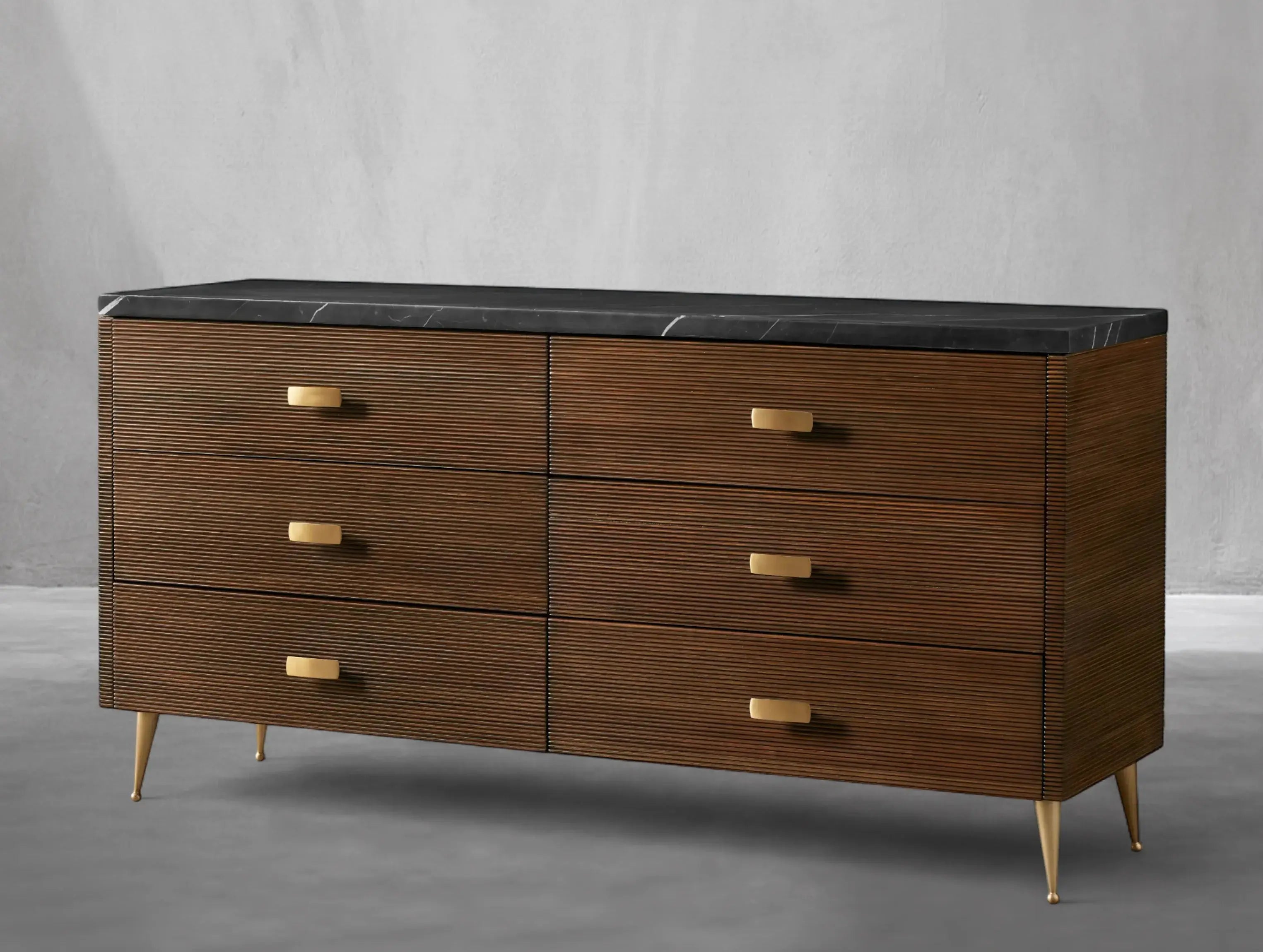 Gilce Six-Drawer Dresser ARDENEL