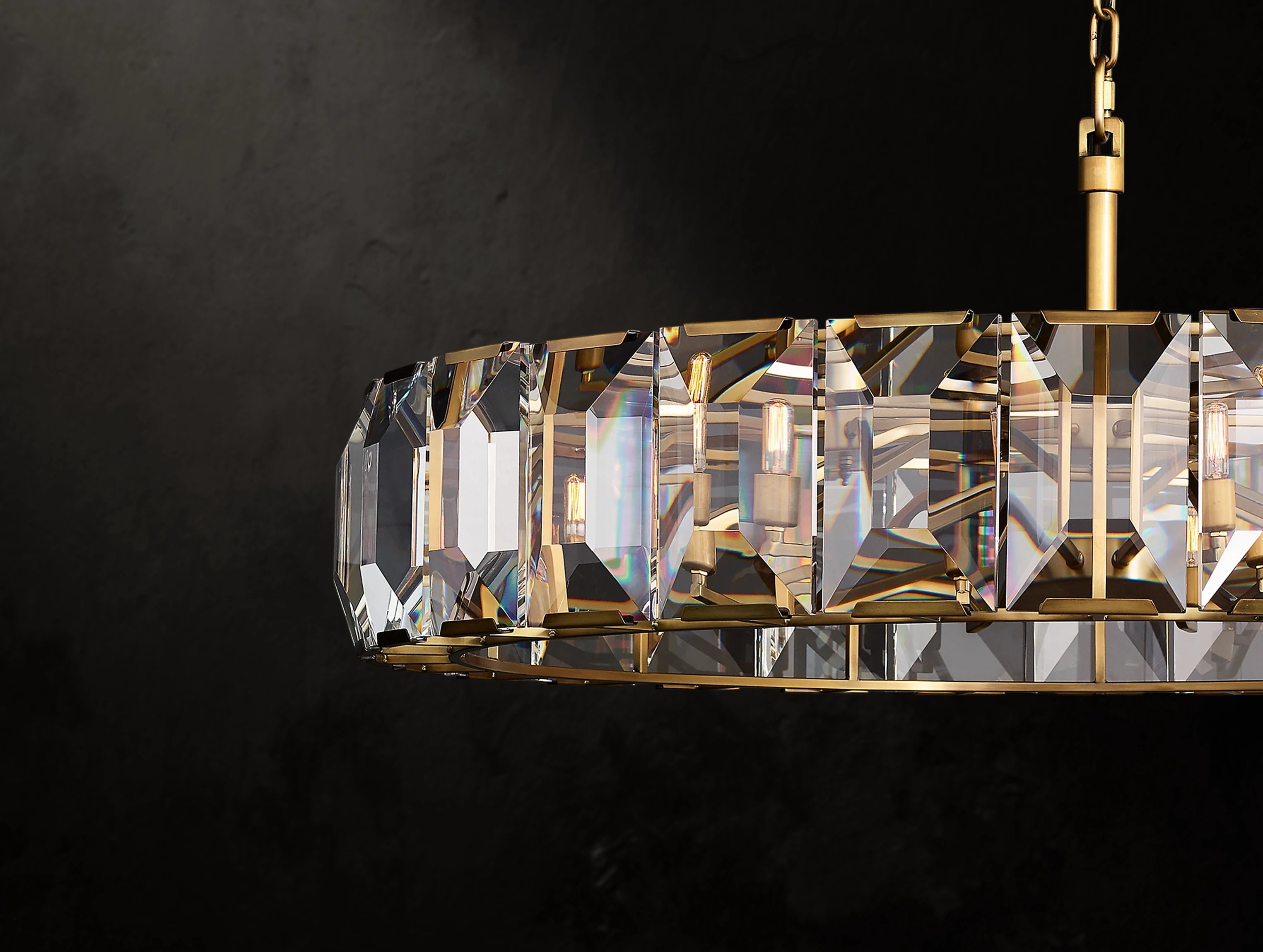 Valonne Crystal Round Chandelier
