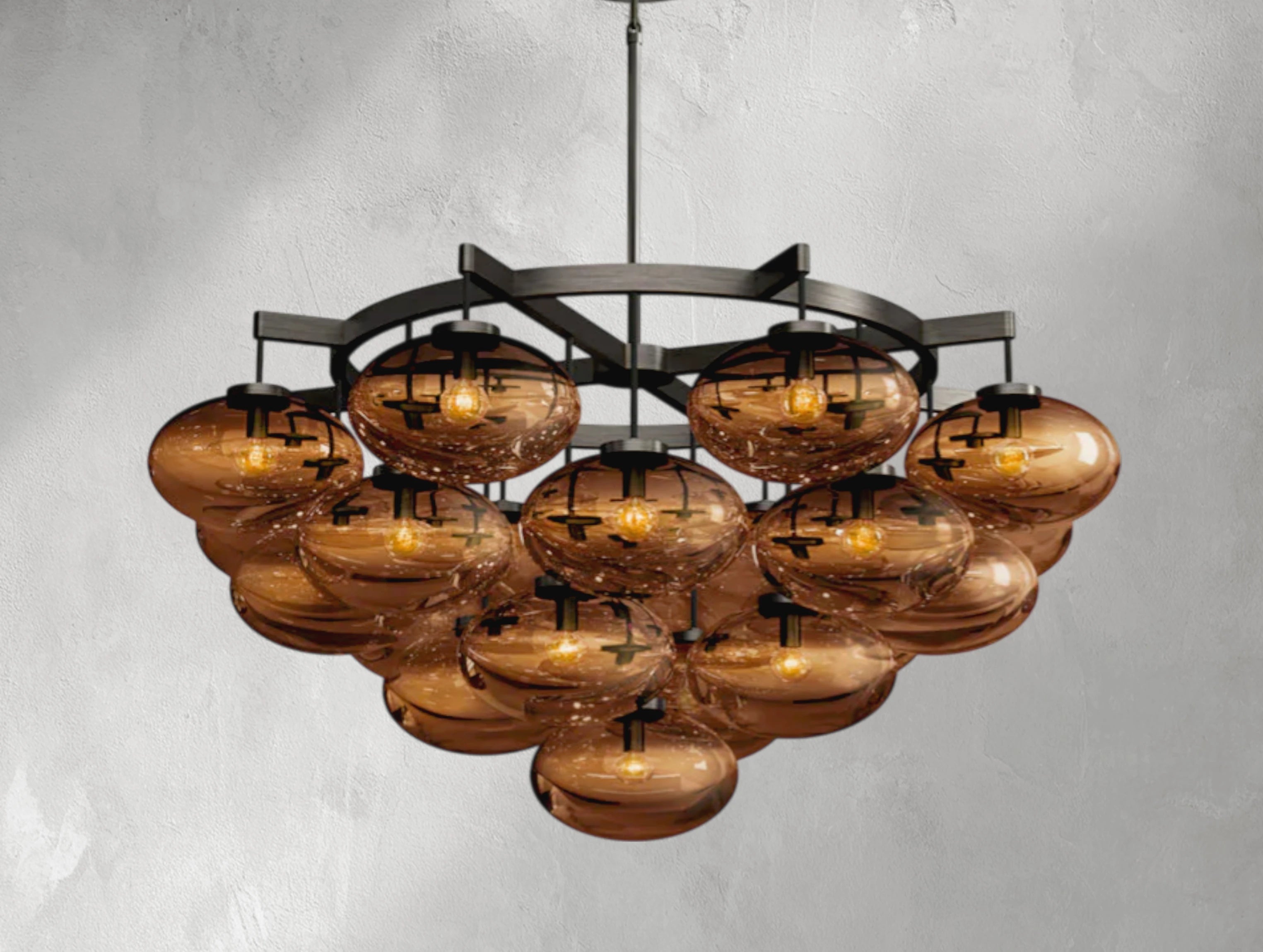 Cabret Glass Round Chandelier ARDENEL