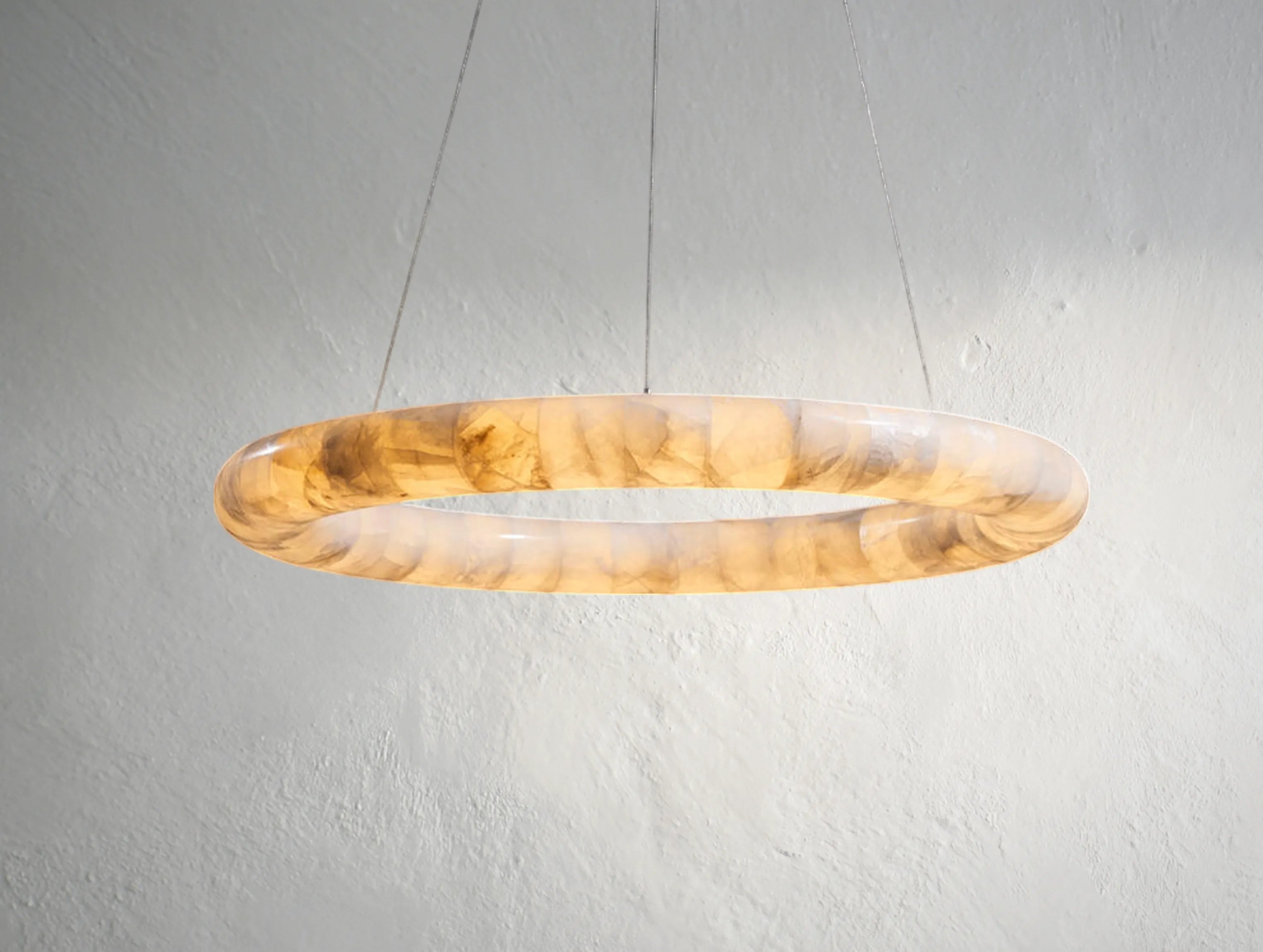 Lunara Curve Calcite Chandelier
