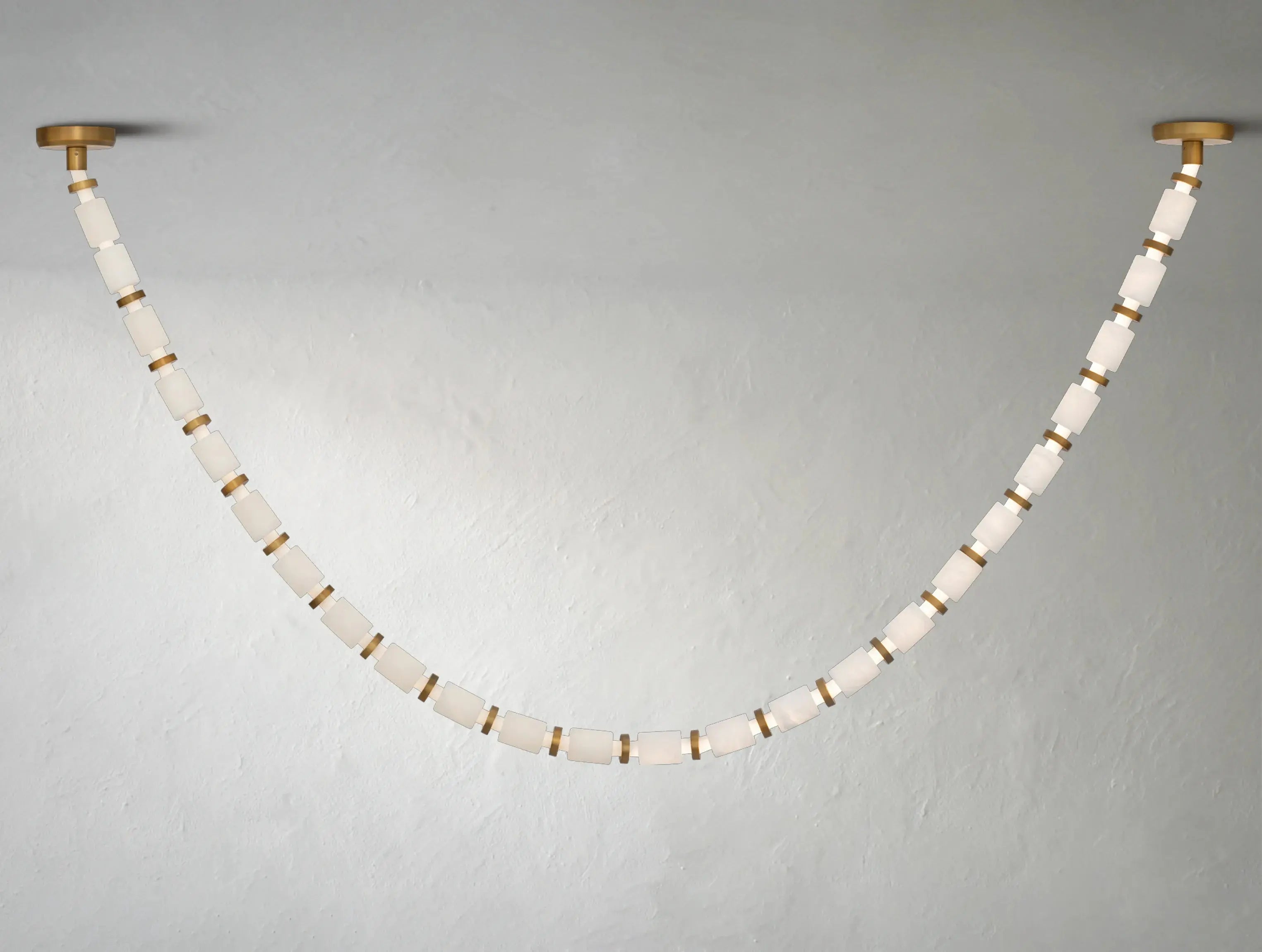 Elaris Chain Alabaster Chandelier ARDENEL