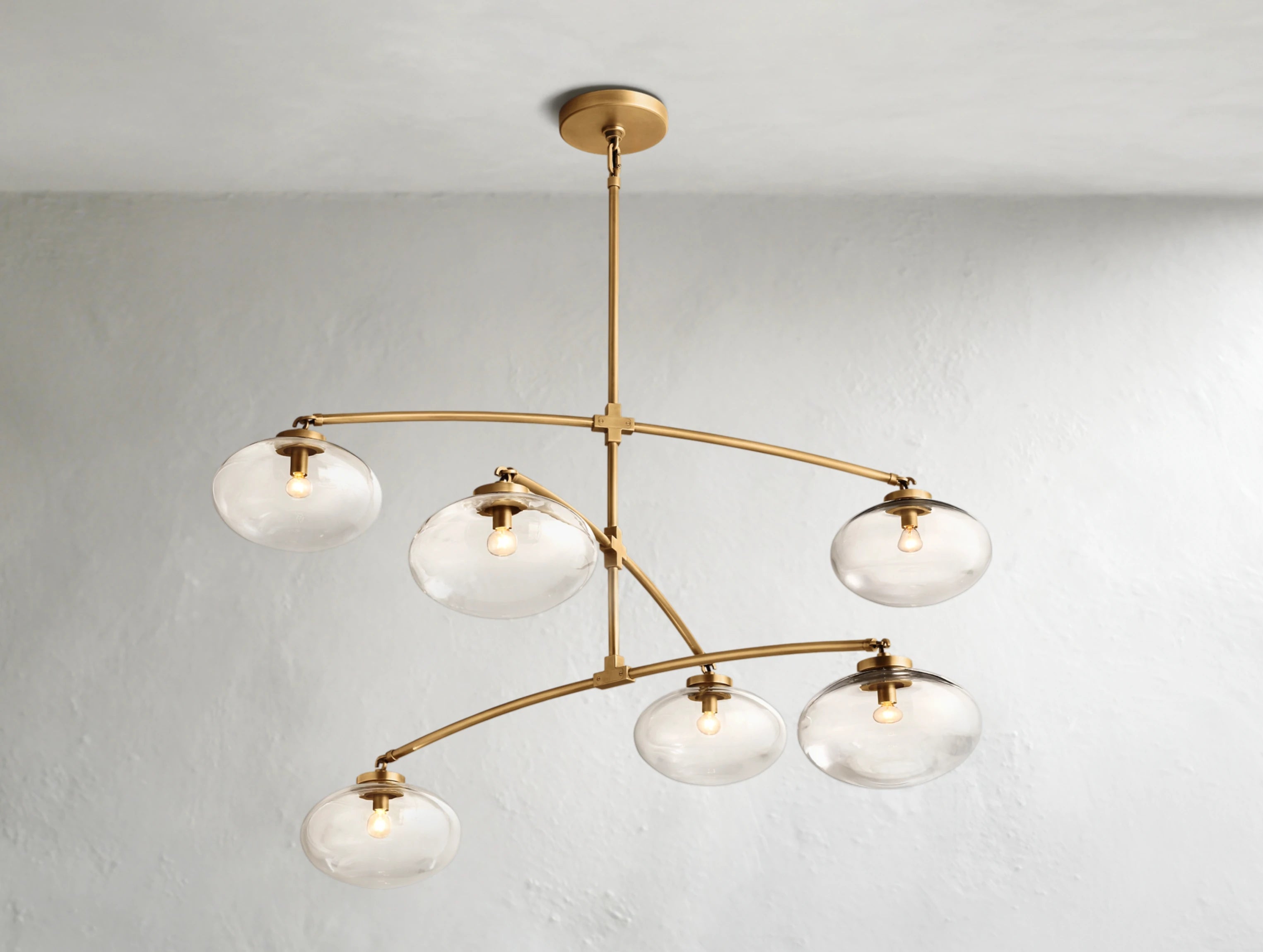 Cabret Glass Mobile Round Chandelier ARDENEL