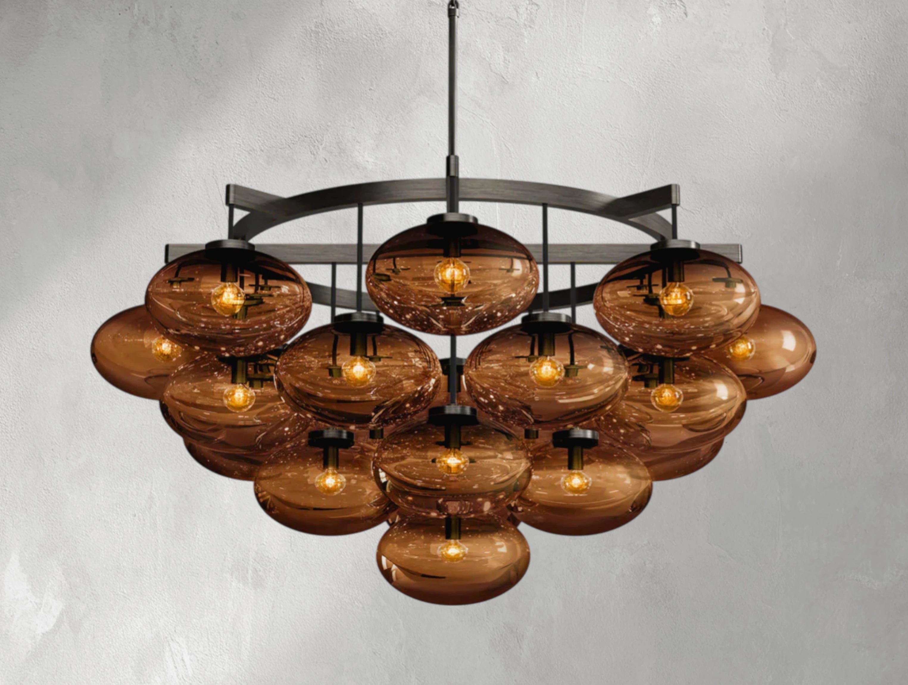 Cabret Glass Round Chandelier ARDENEL