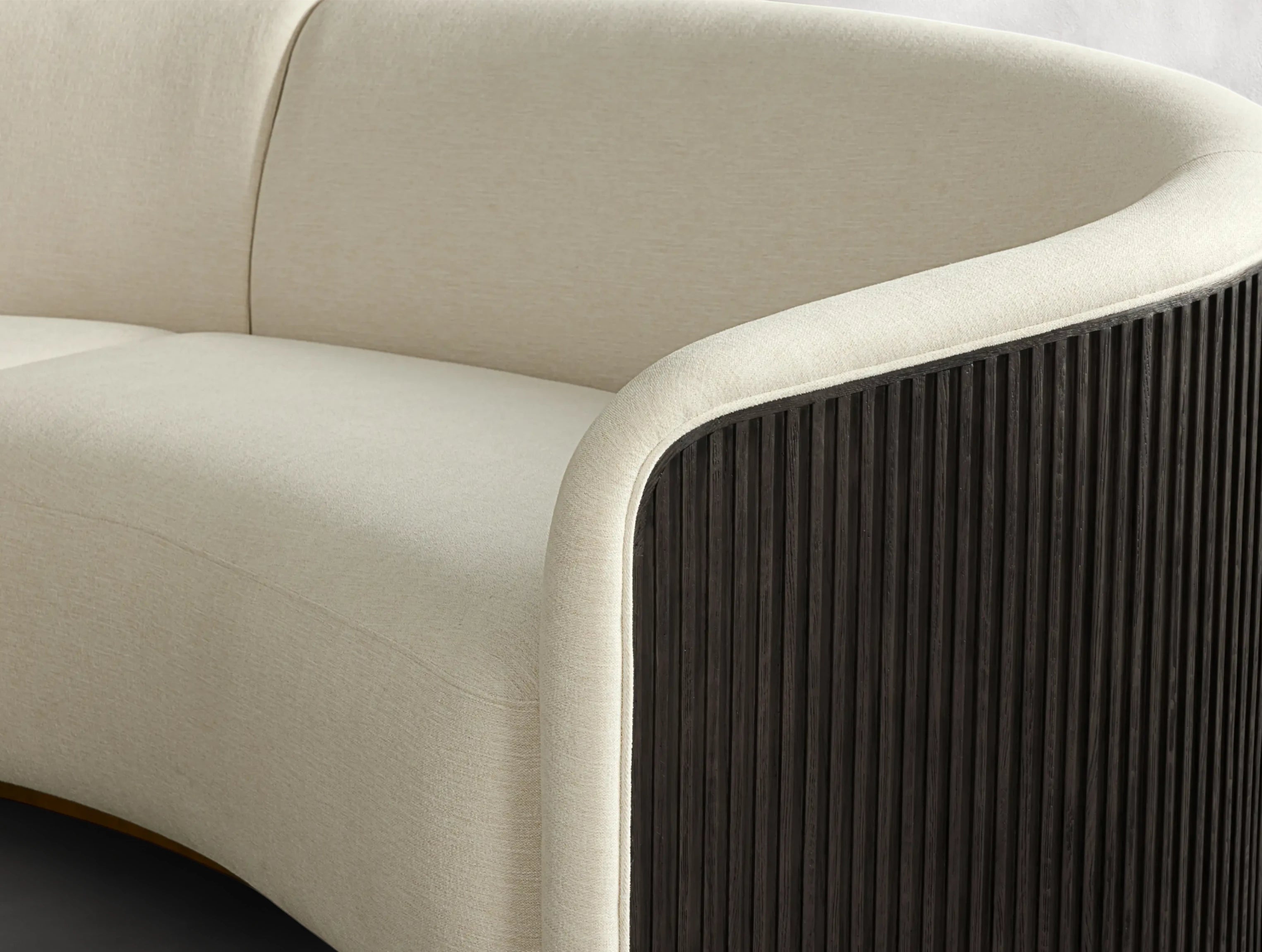 Rolphin Two-Piece Curved Sofa ARDENEL