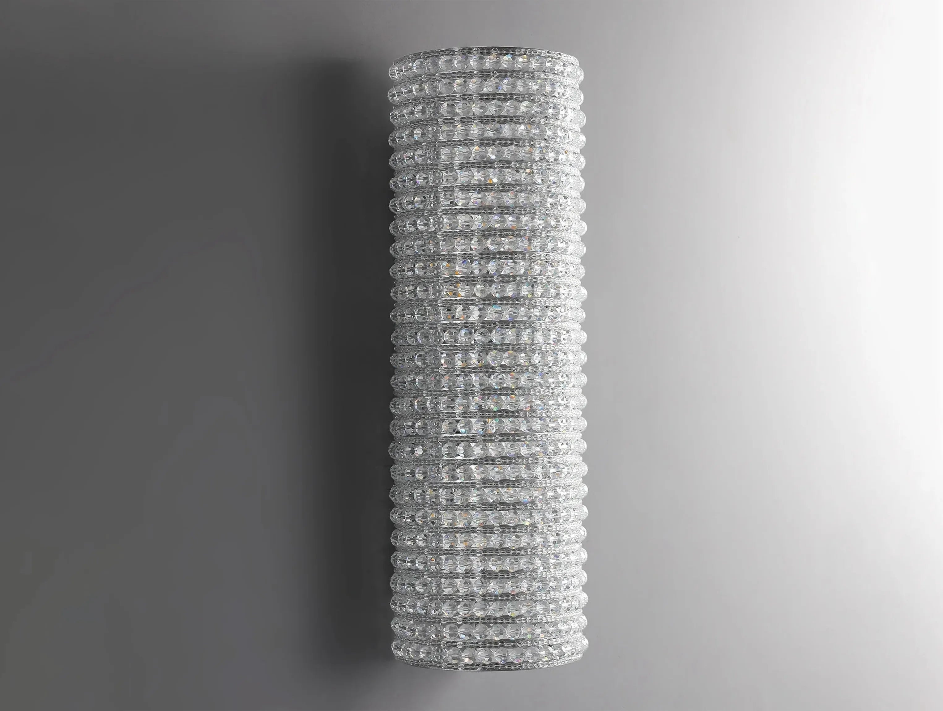 Macho Crystal Halo Clear Glass Sconce