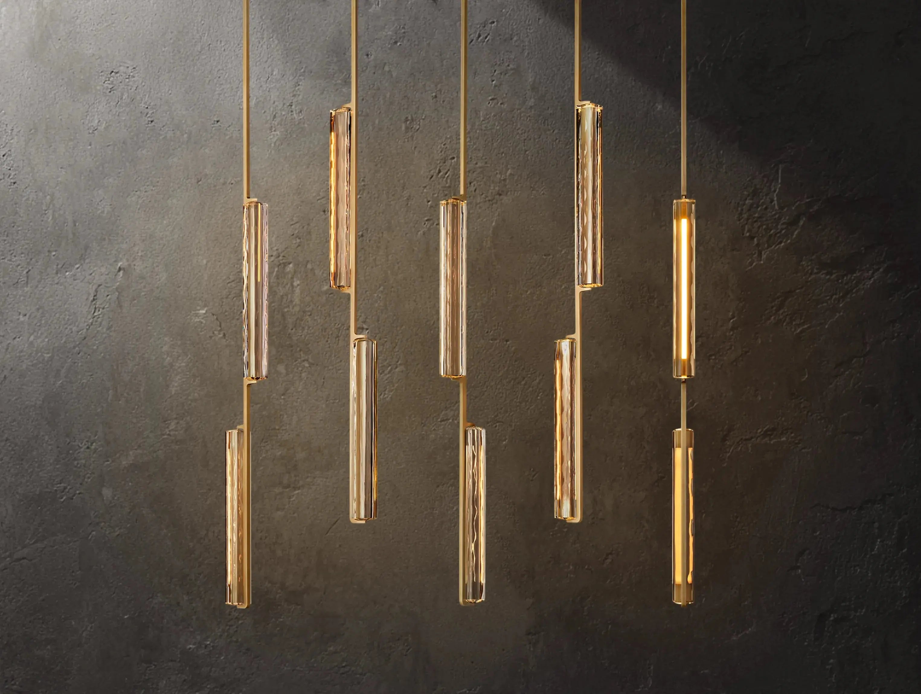 Ardubon Crystal Linear Chandelier ARDENEL