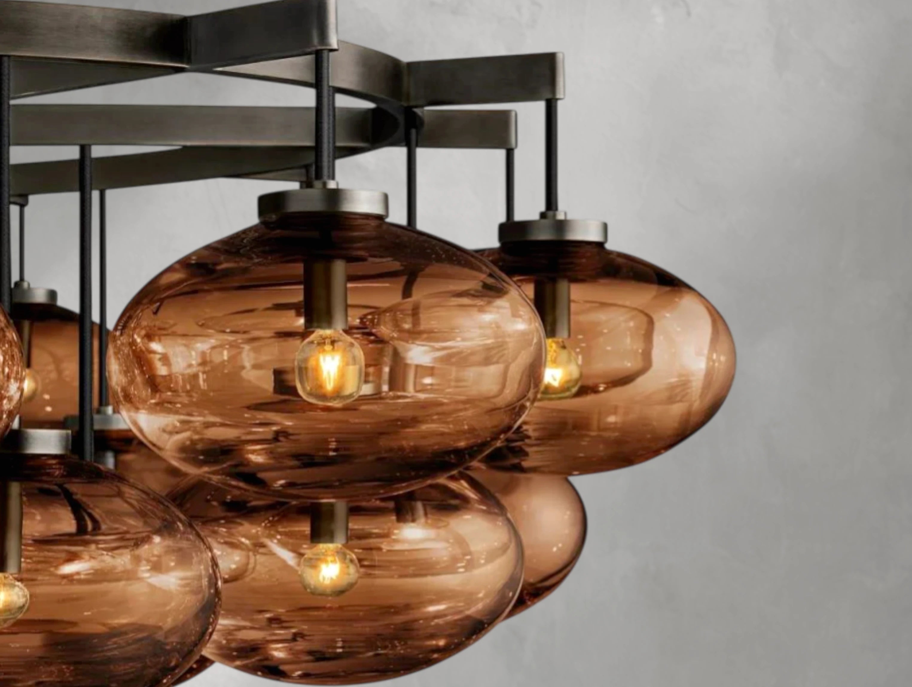 Cabret Glass Round Chandelier ARDENEL