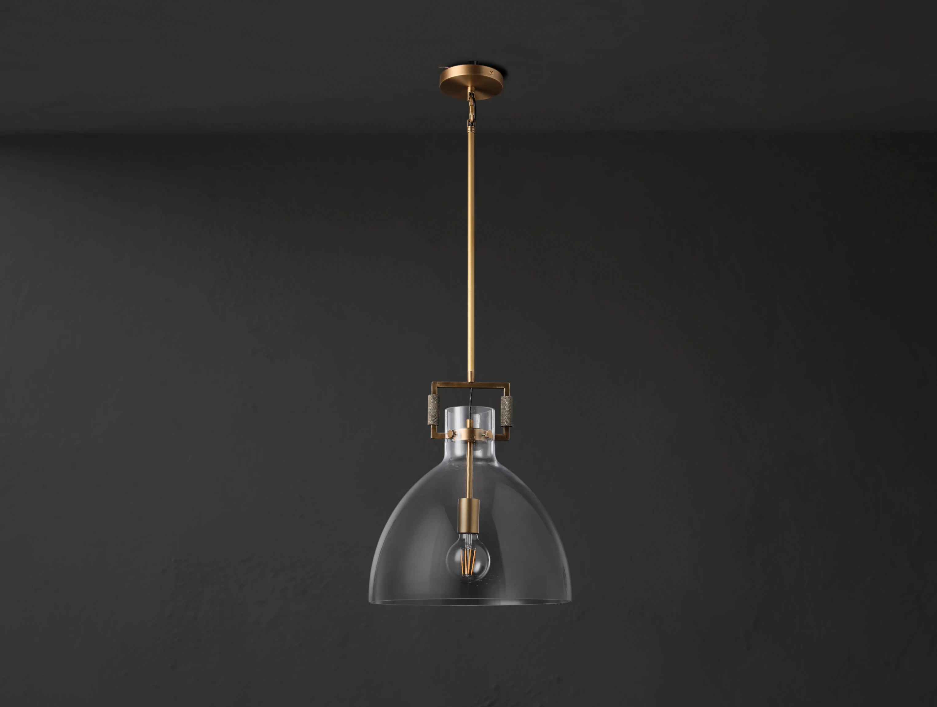 Mechanic Glass Cloche Pendant ARDENEL