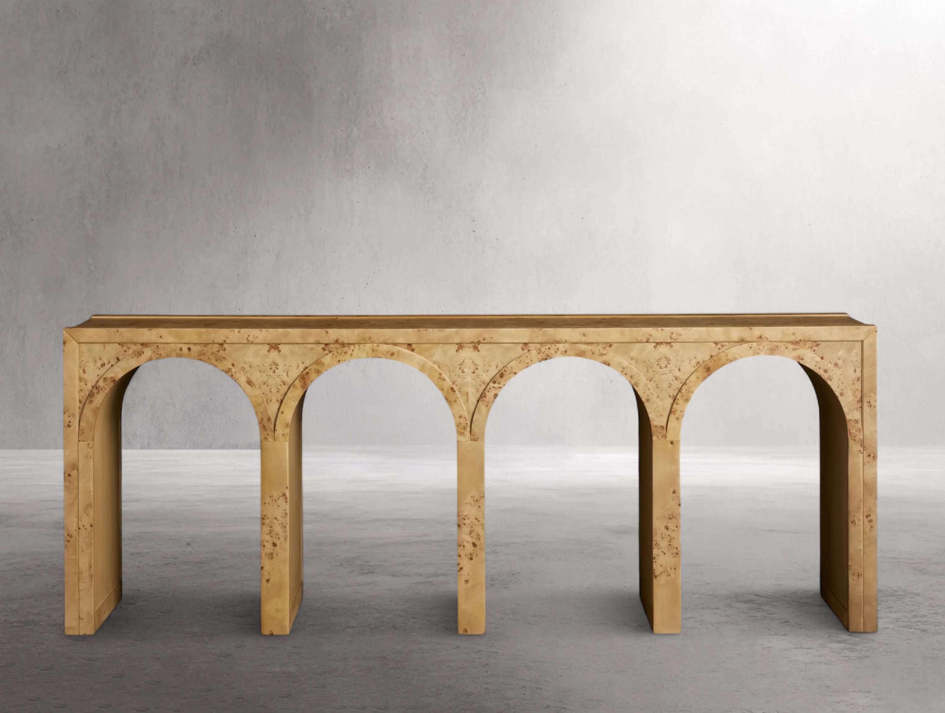 Hottiy Burl Console Table