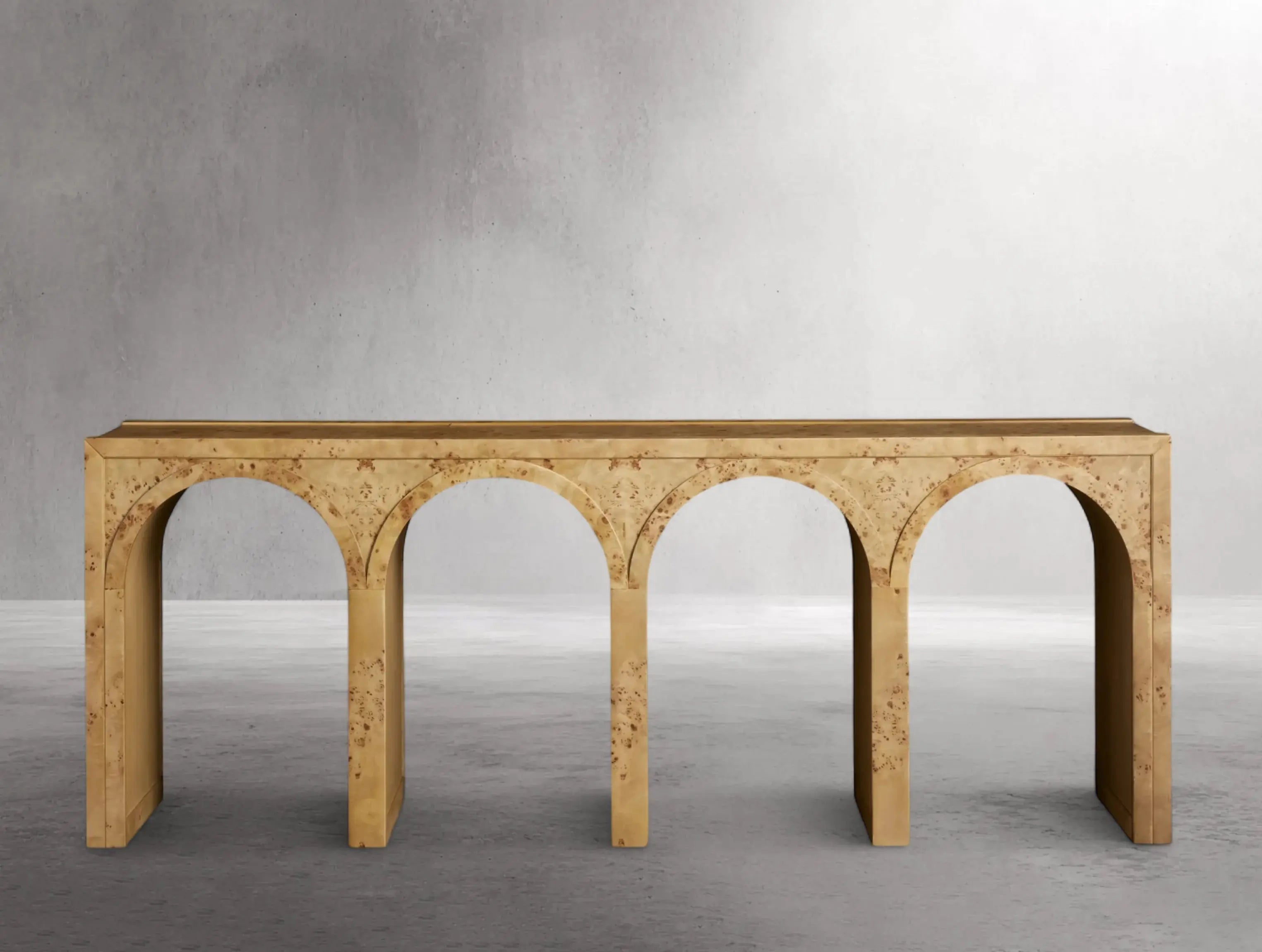 Hottiy Burl Console Table ARDENEL