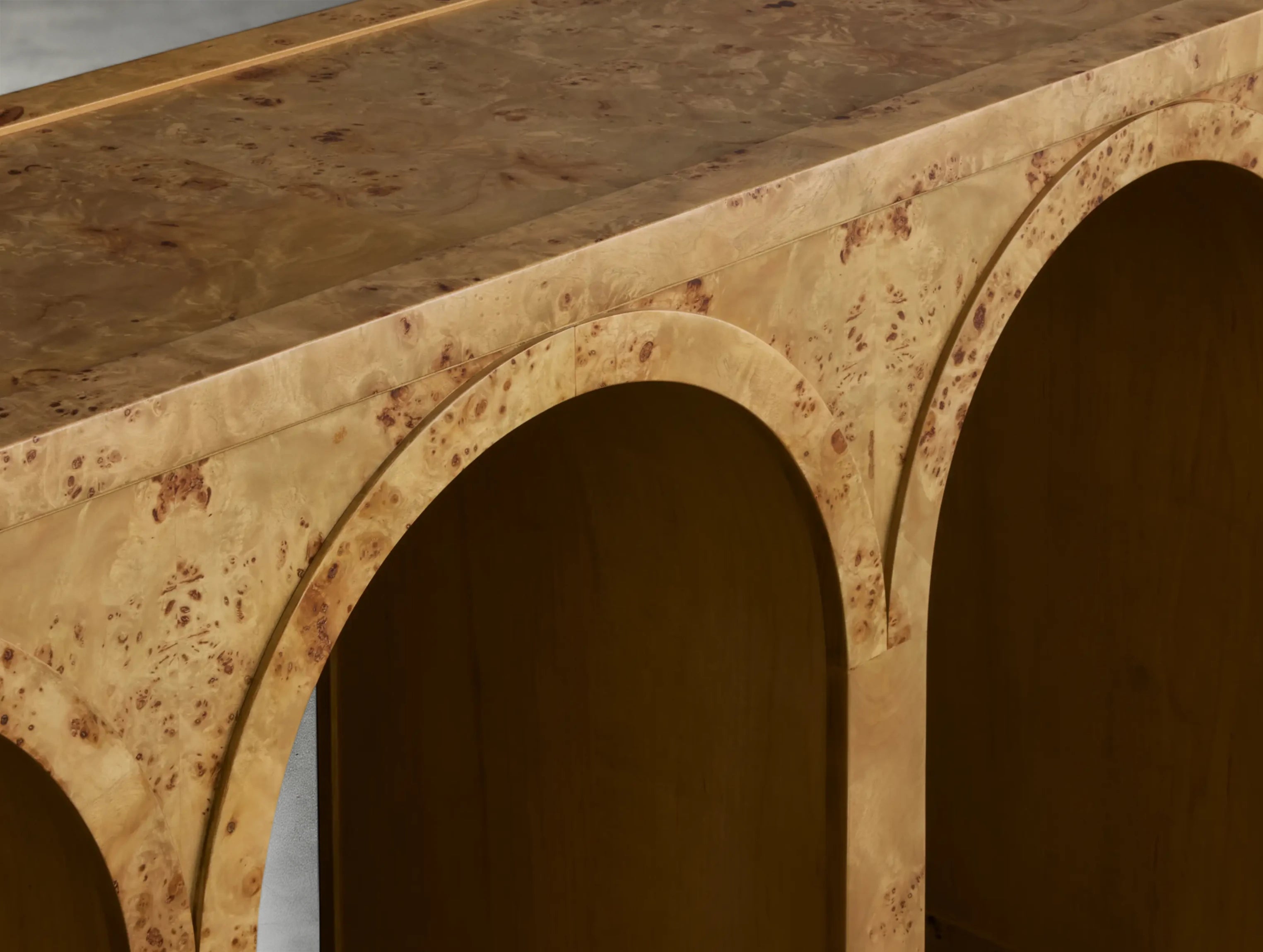 Hottiy Burl Console Table