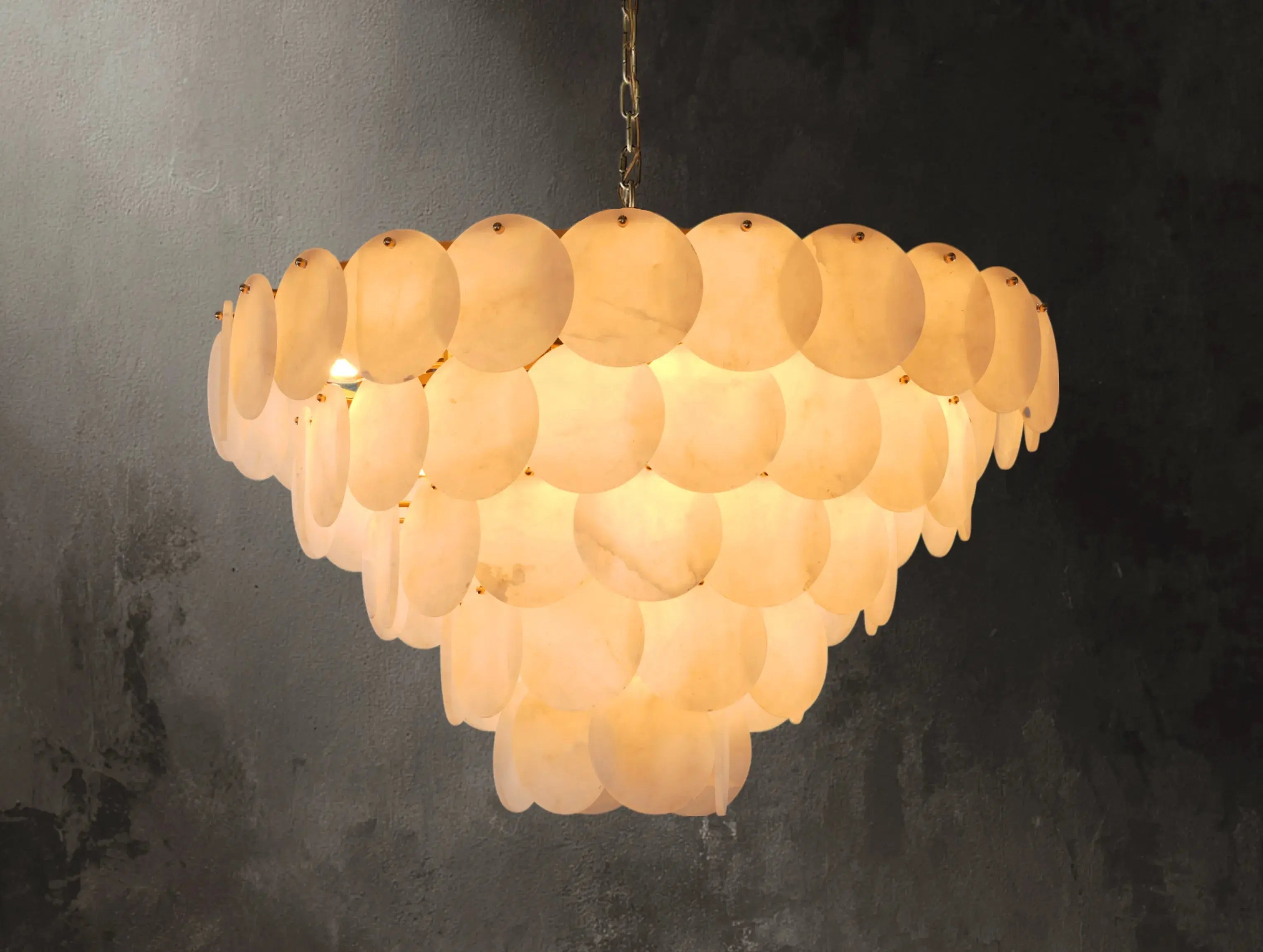 Lunaria Alabaster Chandelier ARDENEL