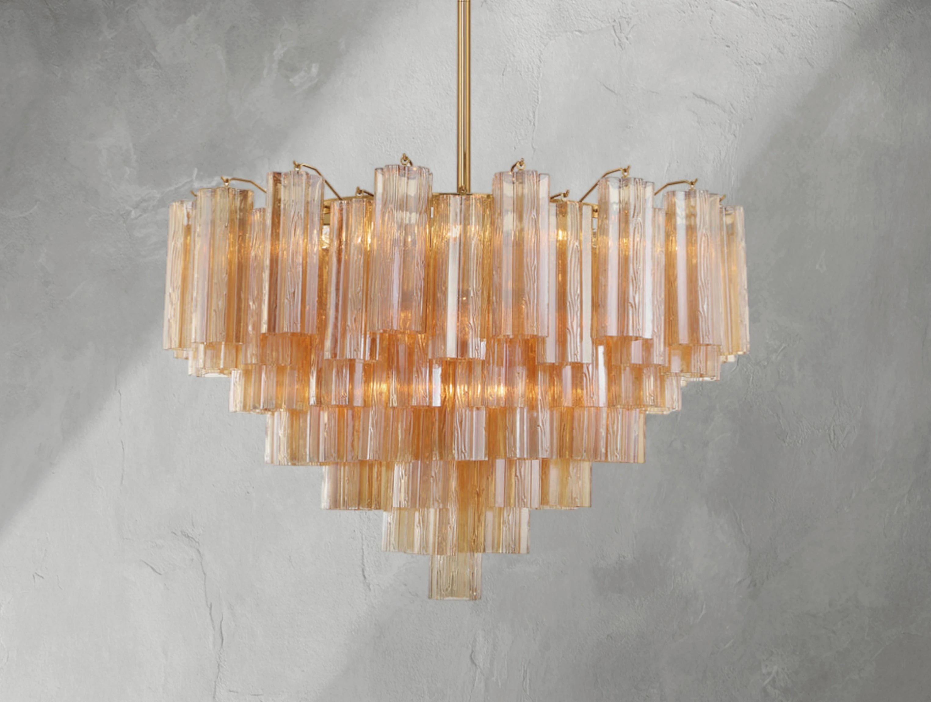 Adois Glass Multi-layer Round Chandelier