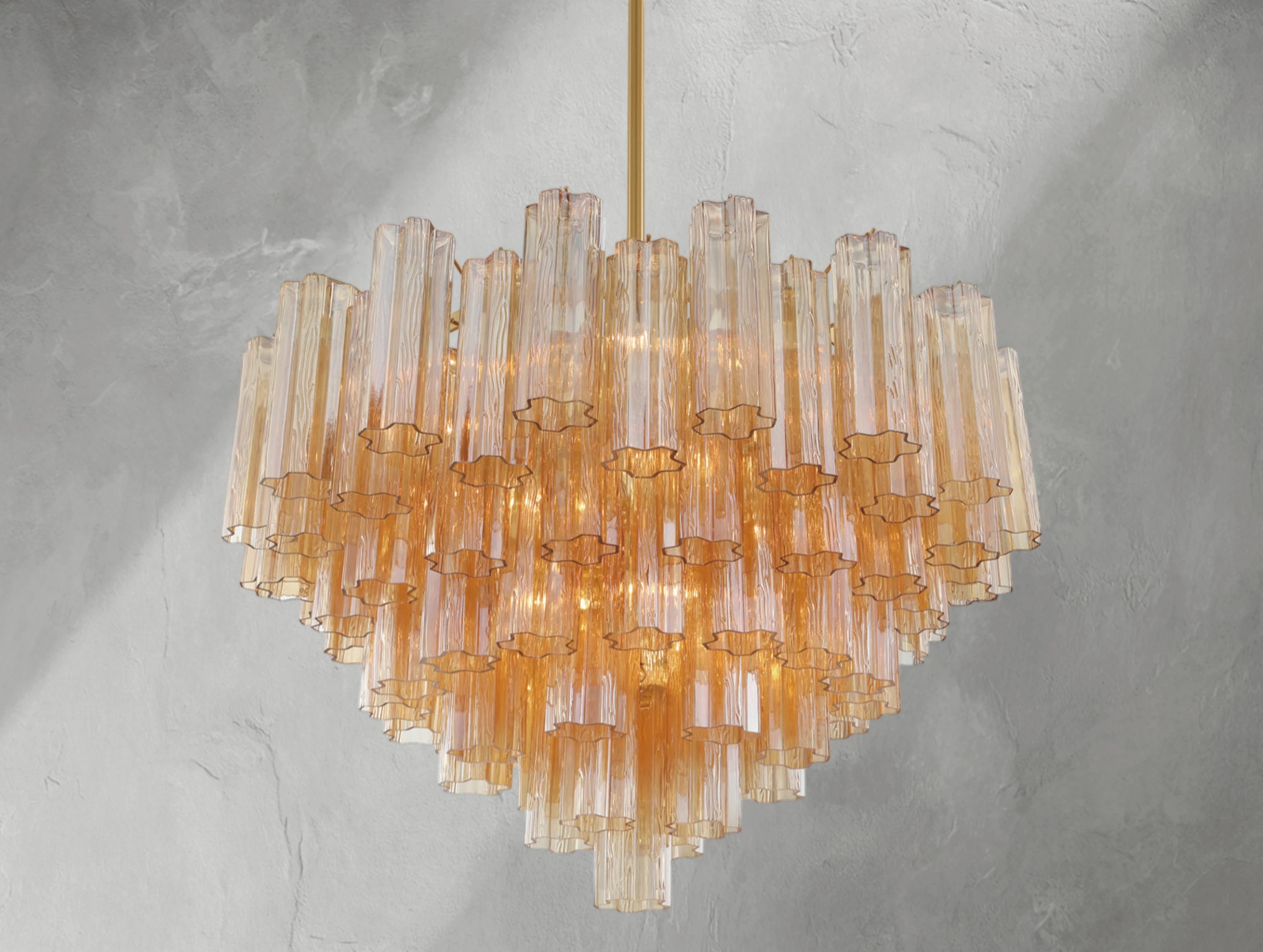 Adois Glass Multi-layer Round Chandelier