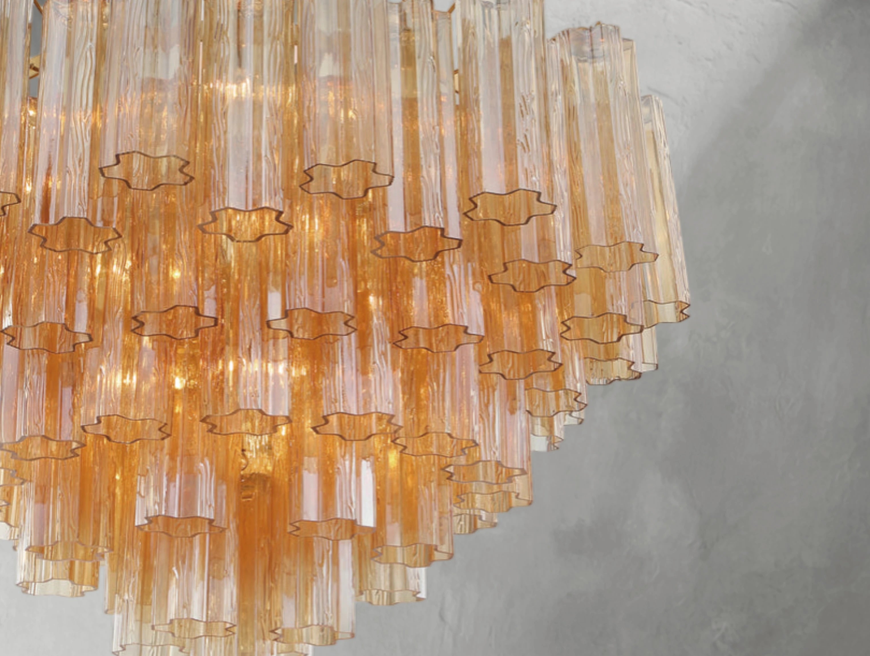 Adois Glass Multi-layer Round Chandelier