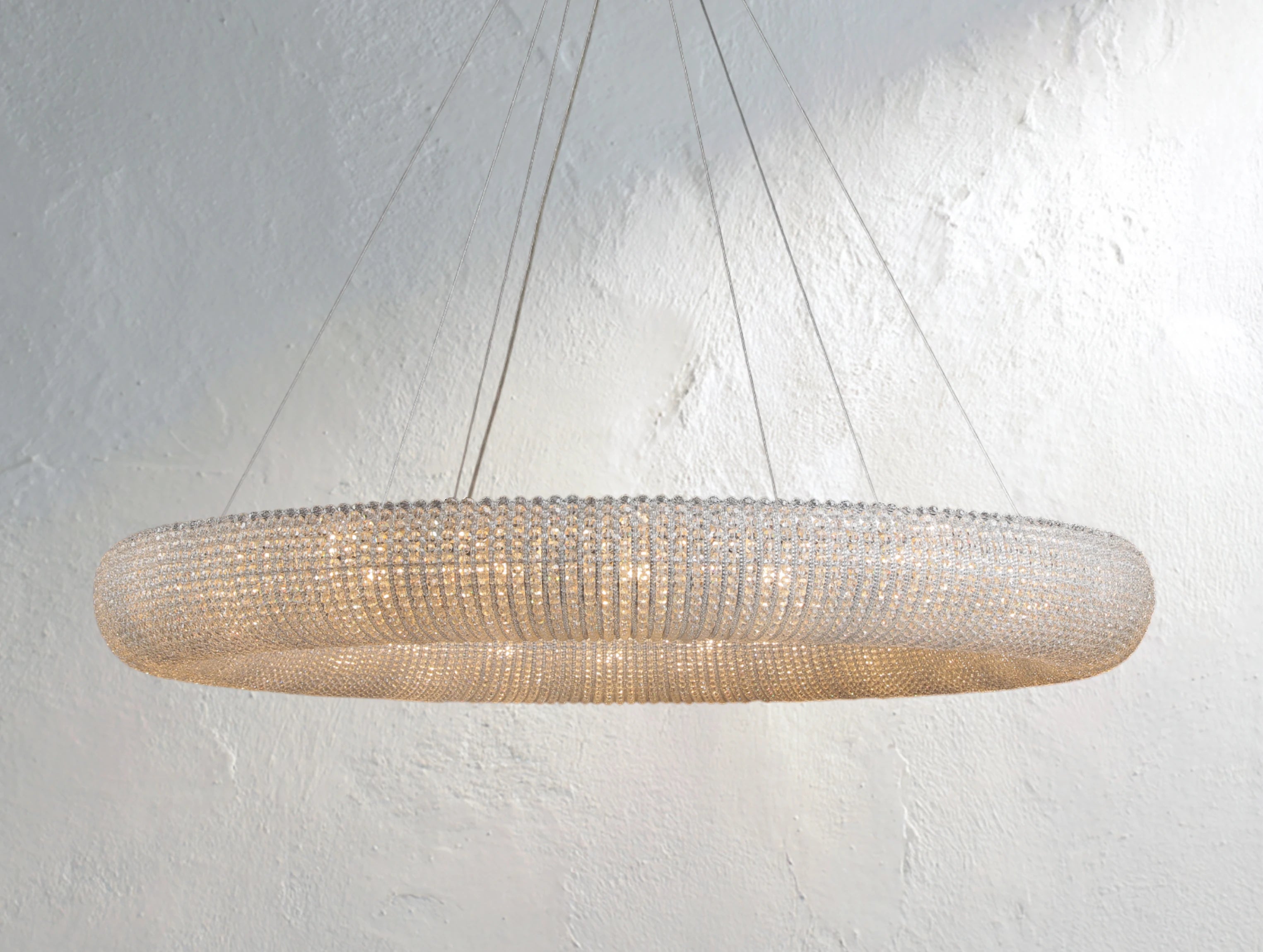 Crystal Halo Round LED Chandelier