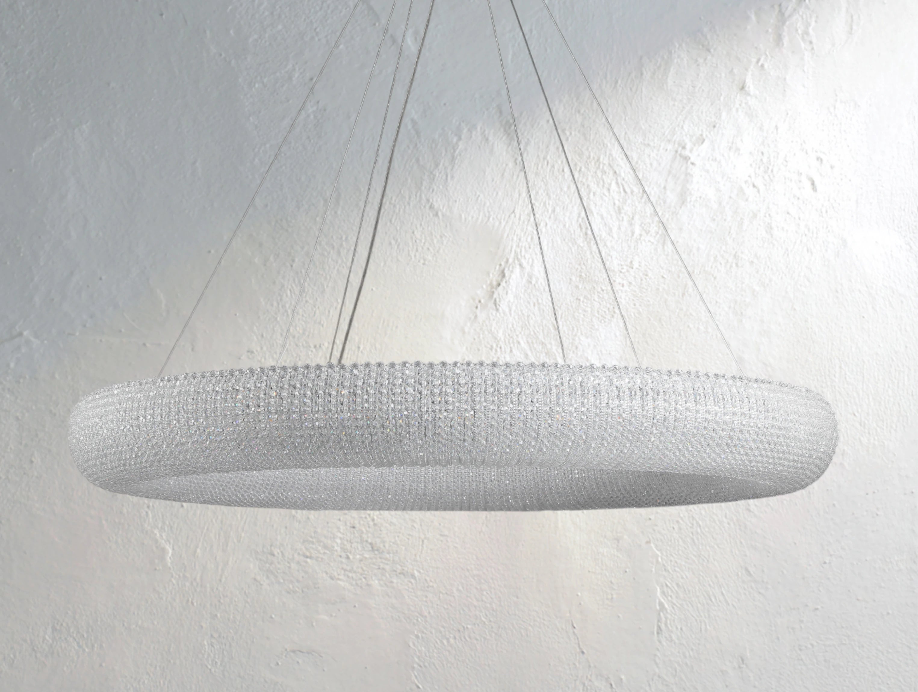 Crystal Halo Round LED Chandelier