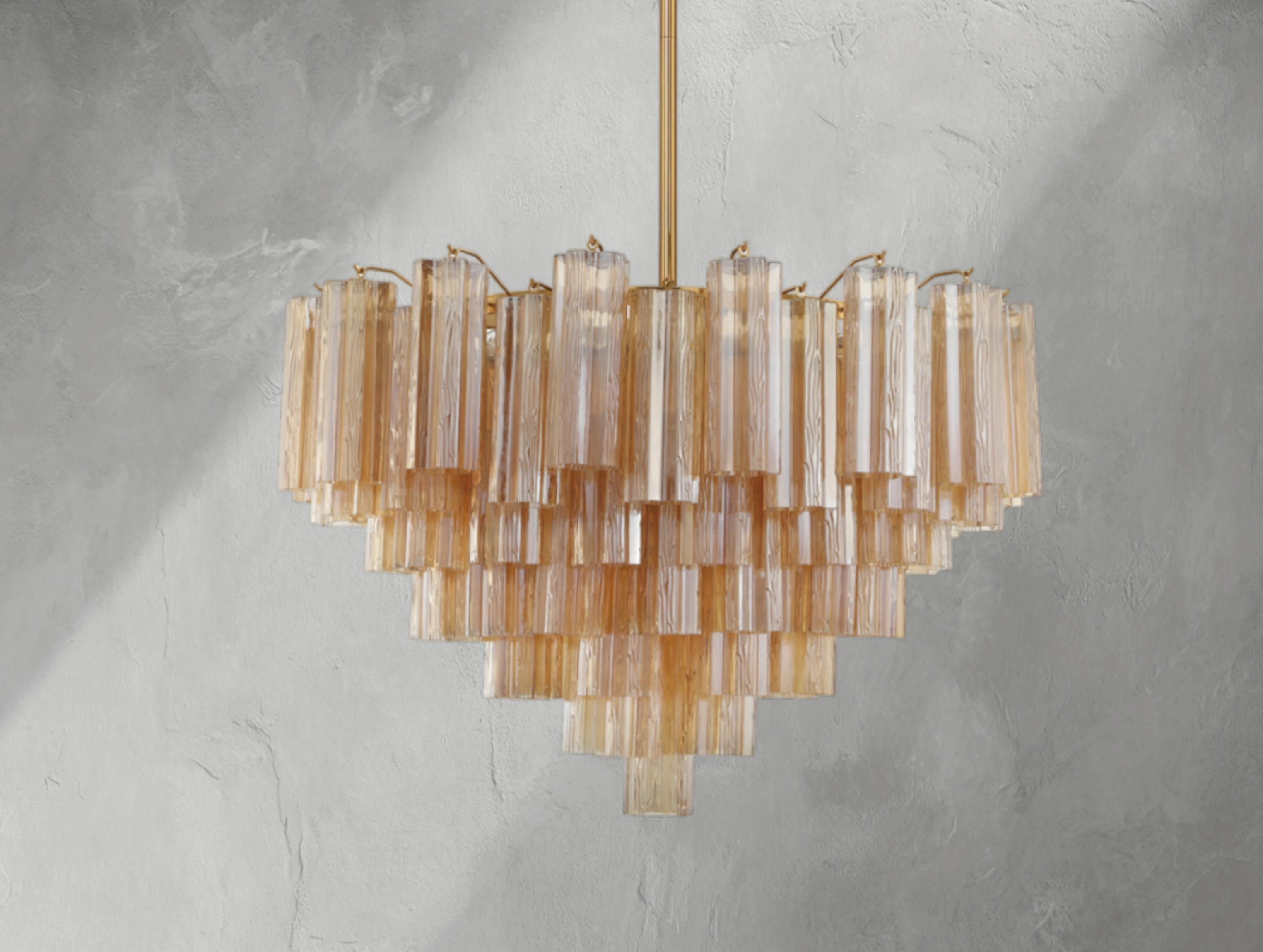 Adois Glass Multi-layer Round Chandelier