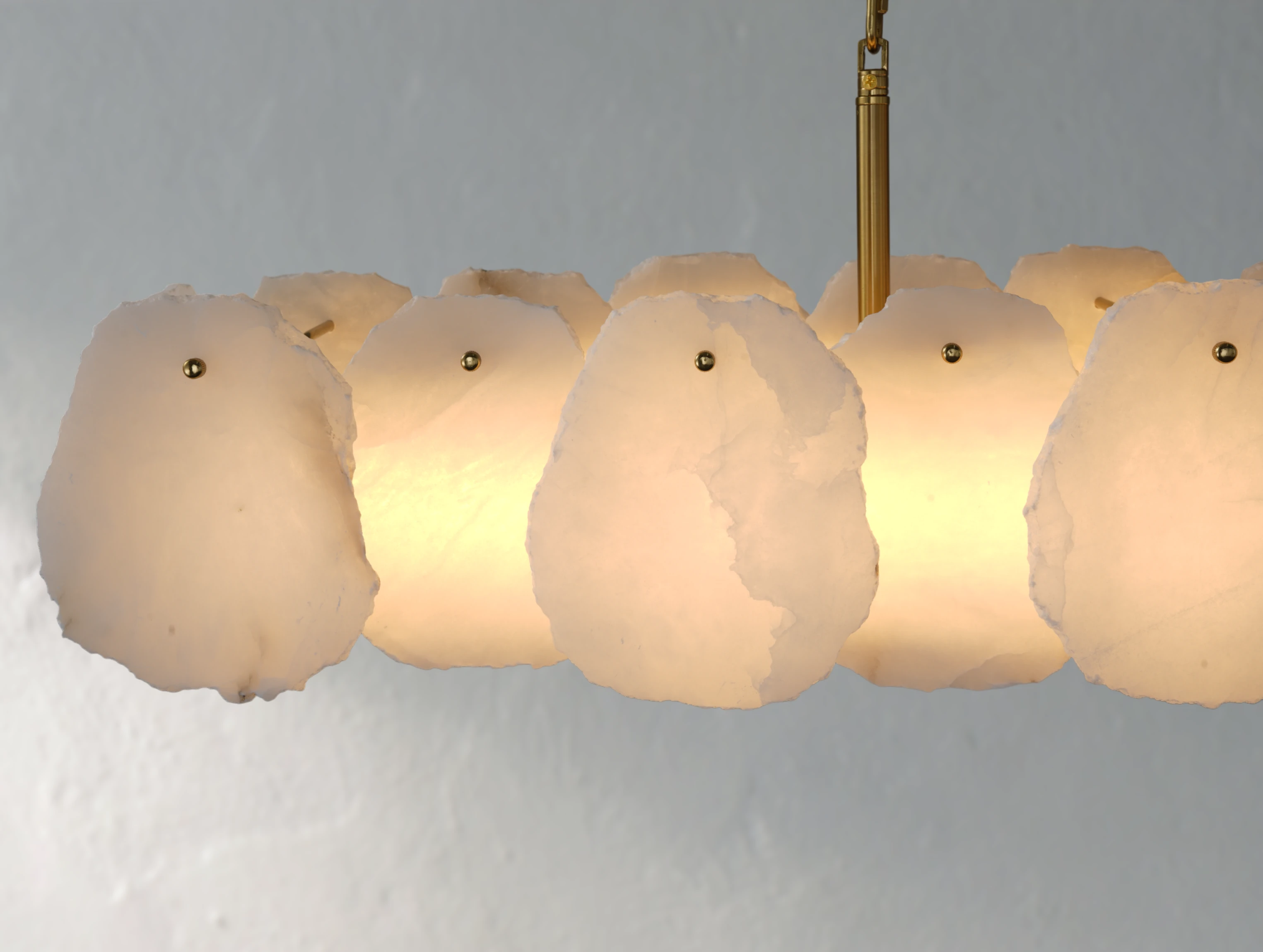 Aurelis Linear Alabaster Chandelier