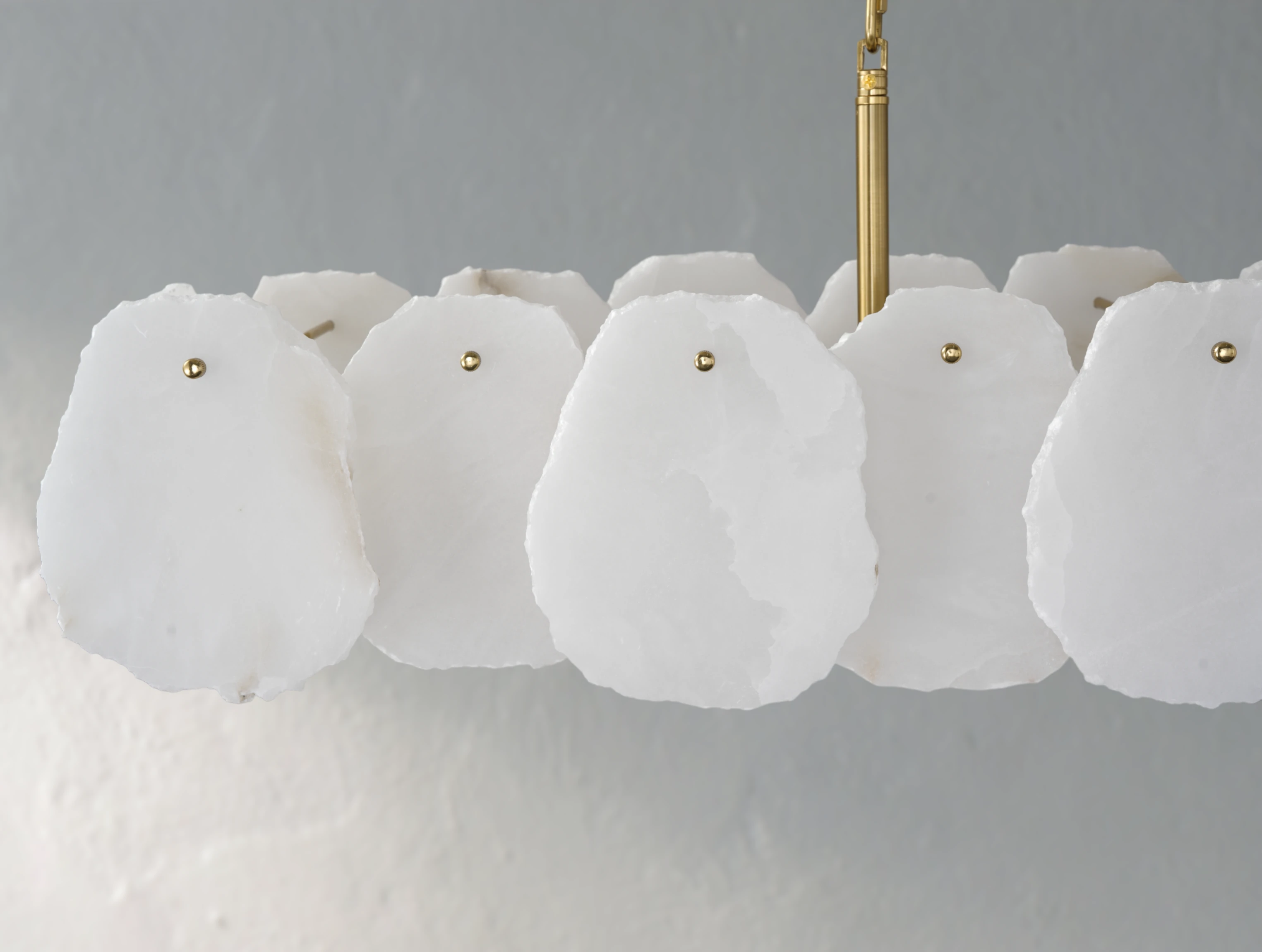 Aurelis Linear Alabaster Chandelier