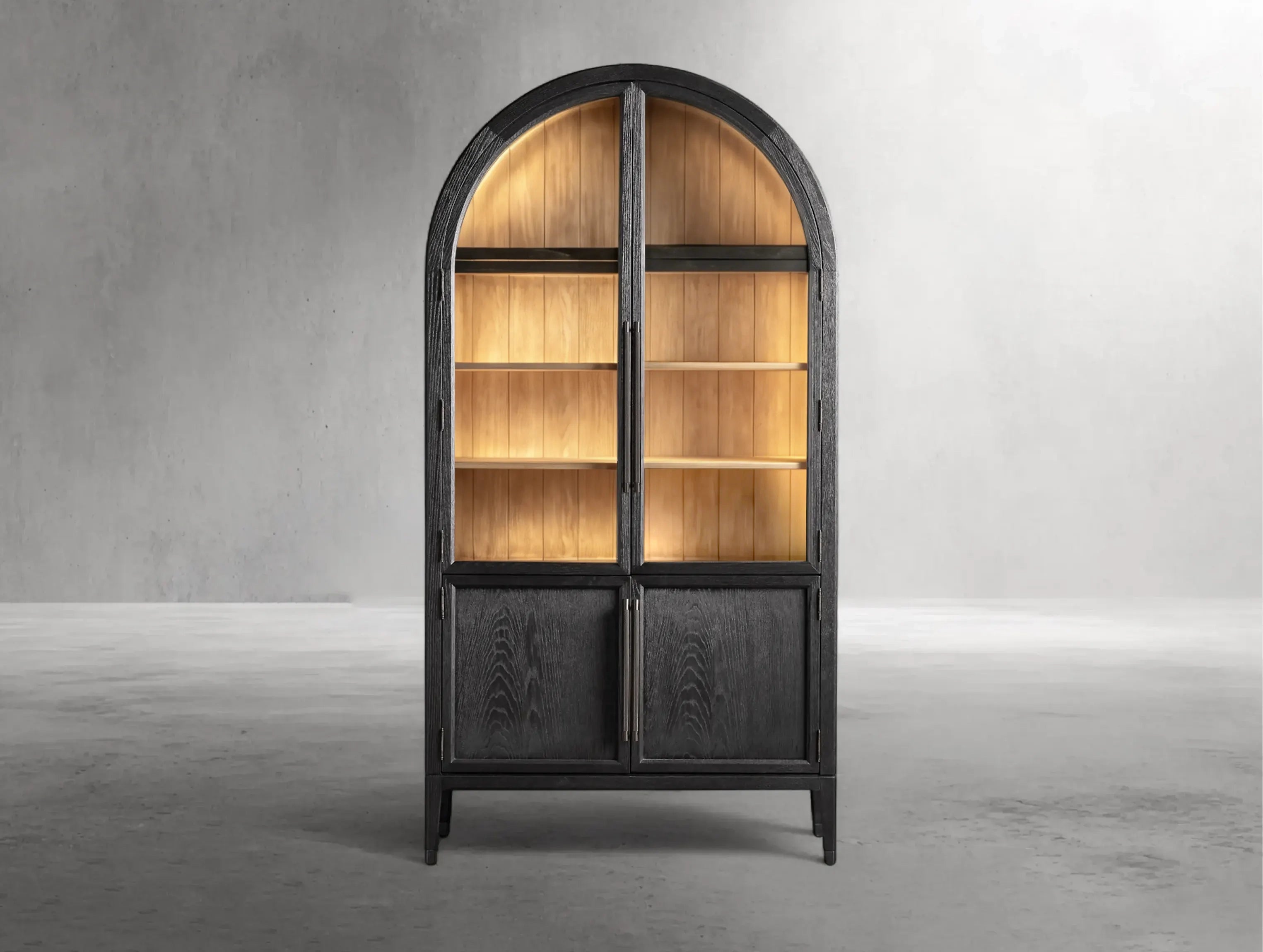 Hottiy Glass Display Cabinet - LED