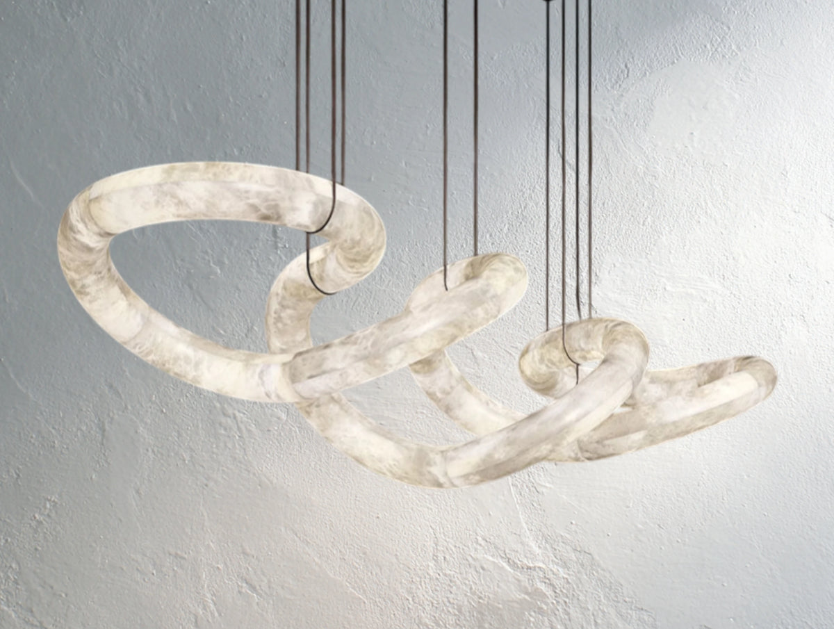 Incessant Alabaster Chandelier