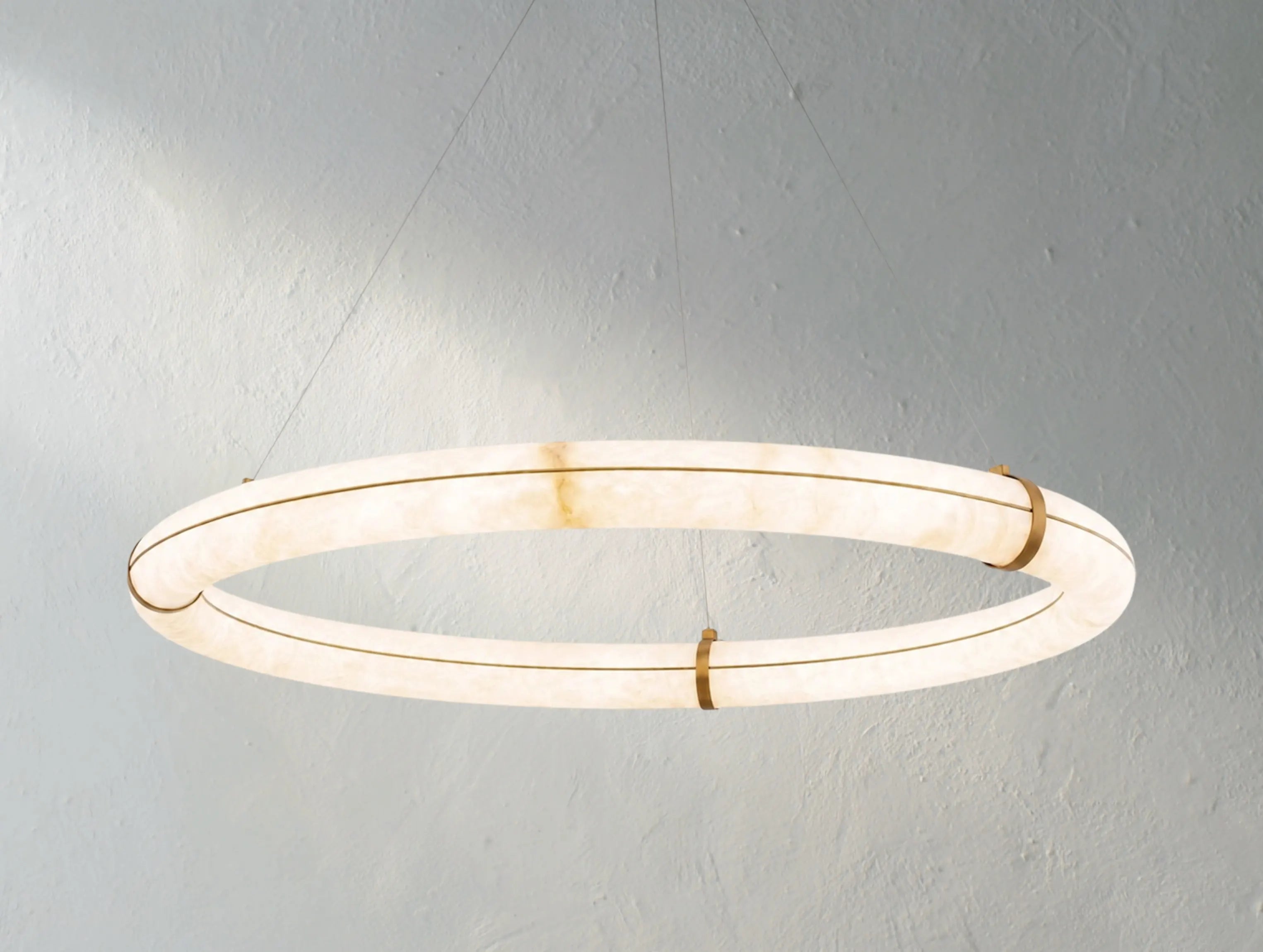 Nivara loop Alabaster Chandelier