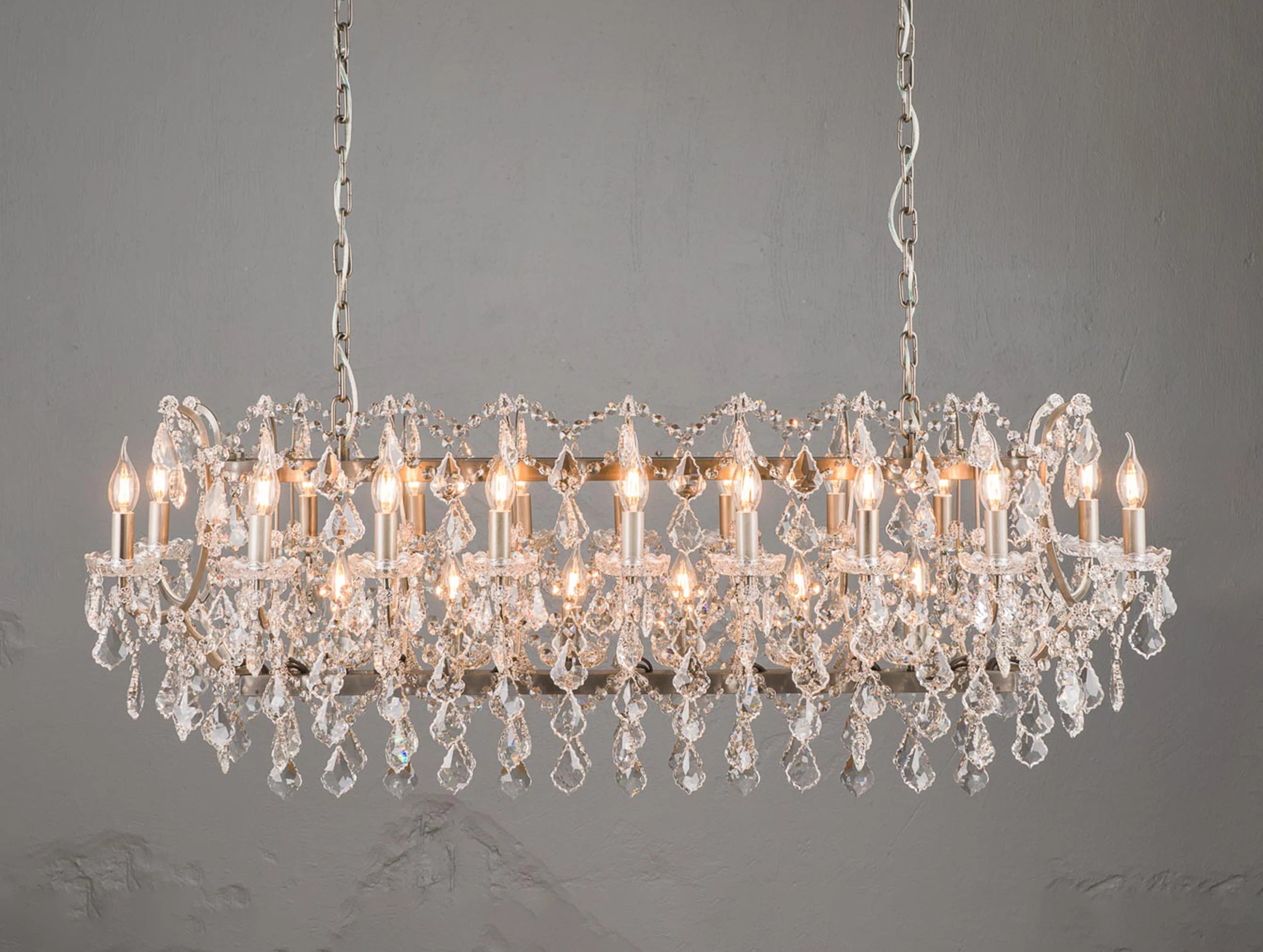 Regalia Crystal Linear Chandelier