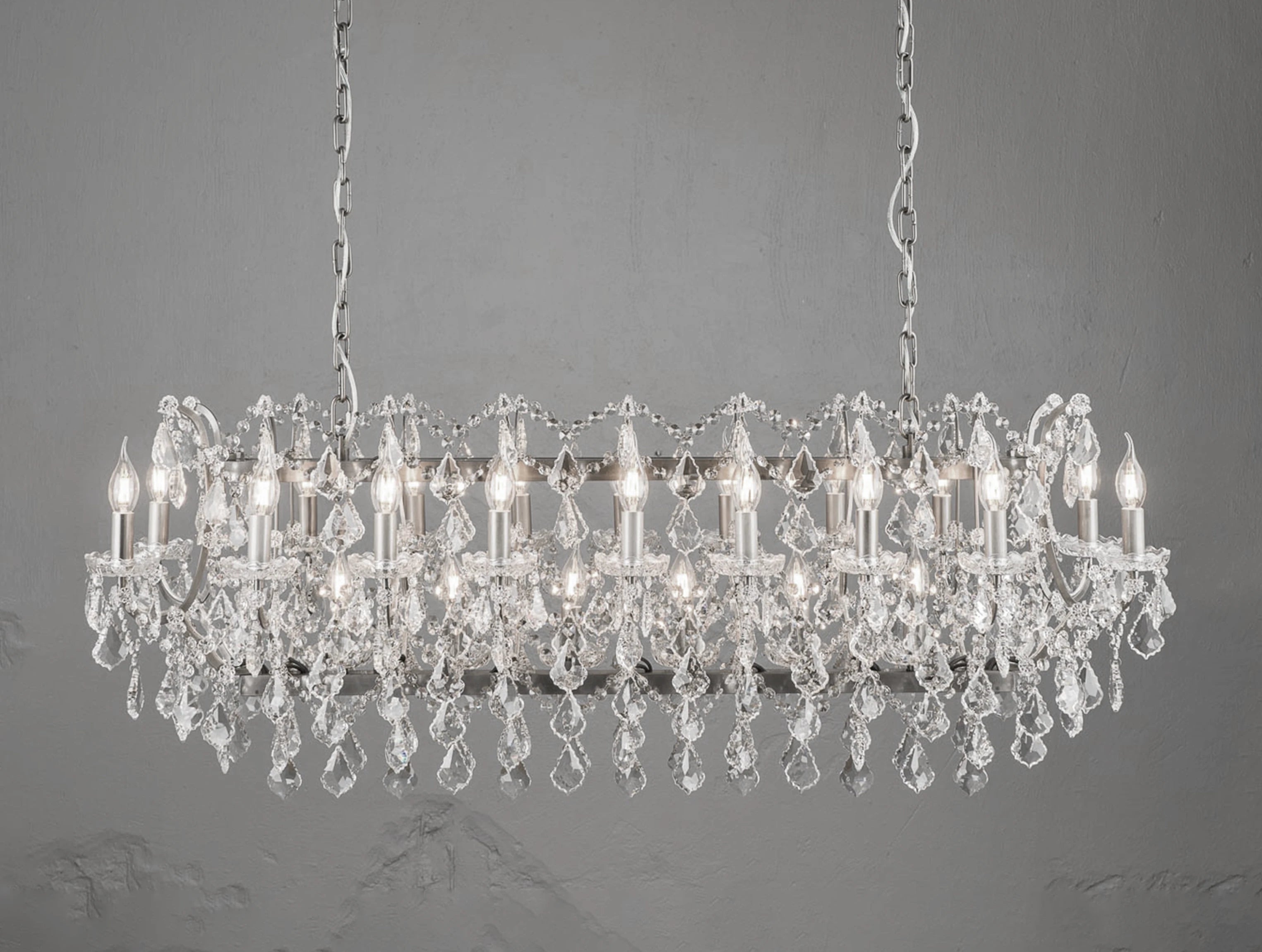 Regalia Crystal Linear Chandelier