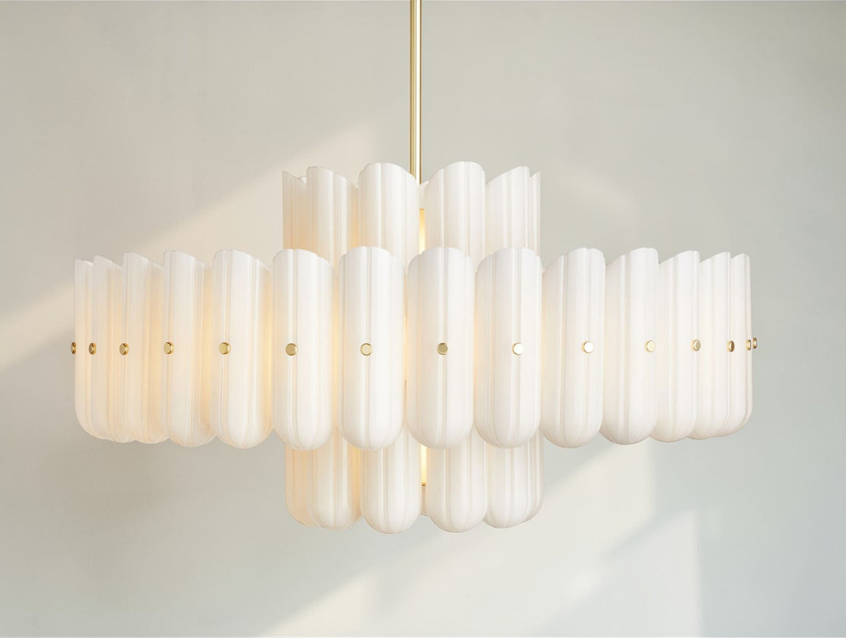 Virello Double Tier Column Chandelier