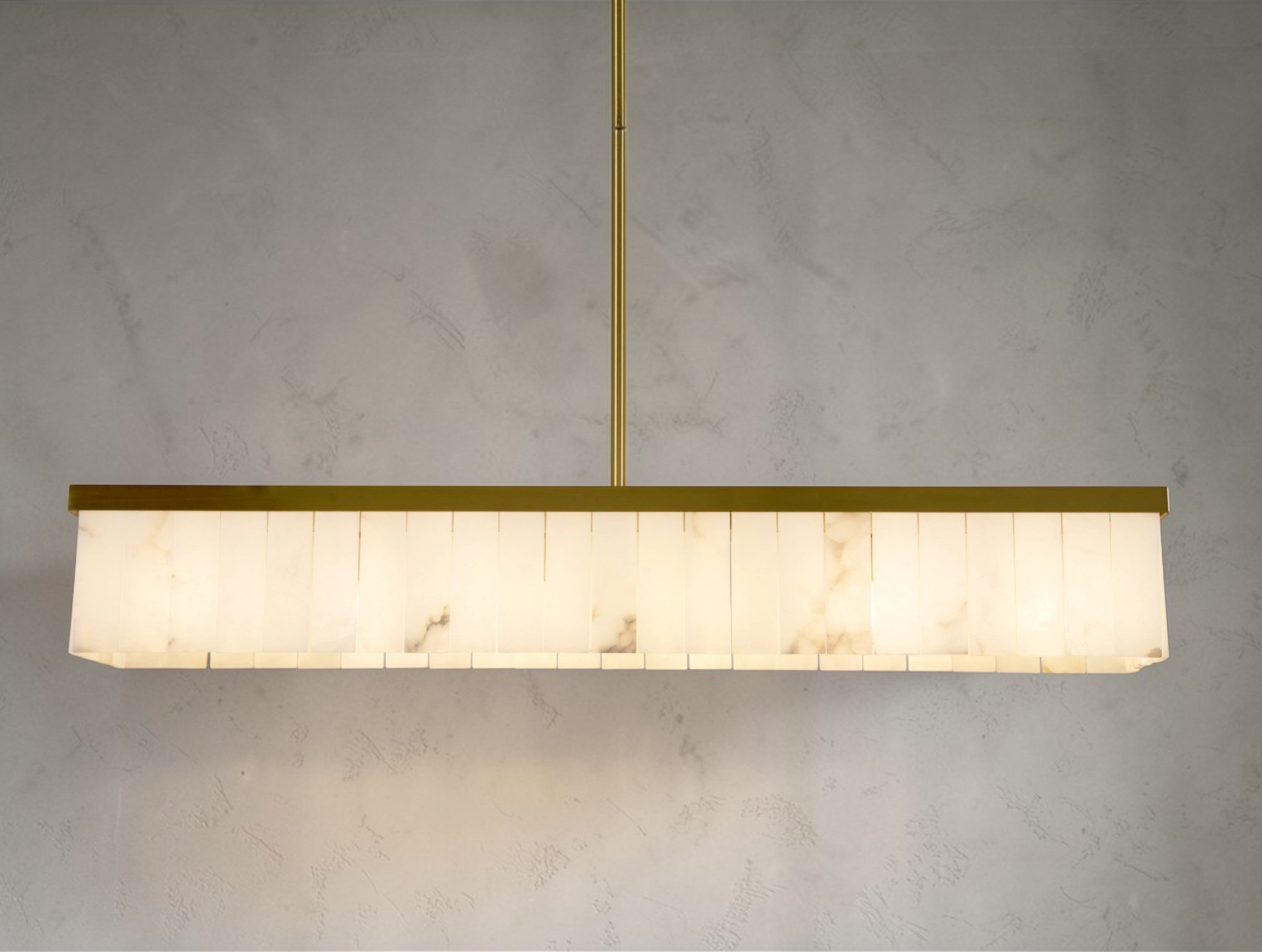 Wyndham Alabaster Linear Chandelier