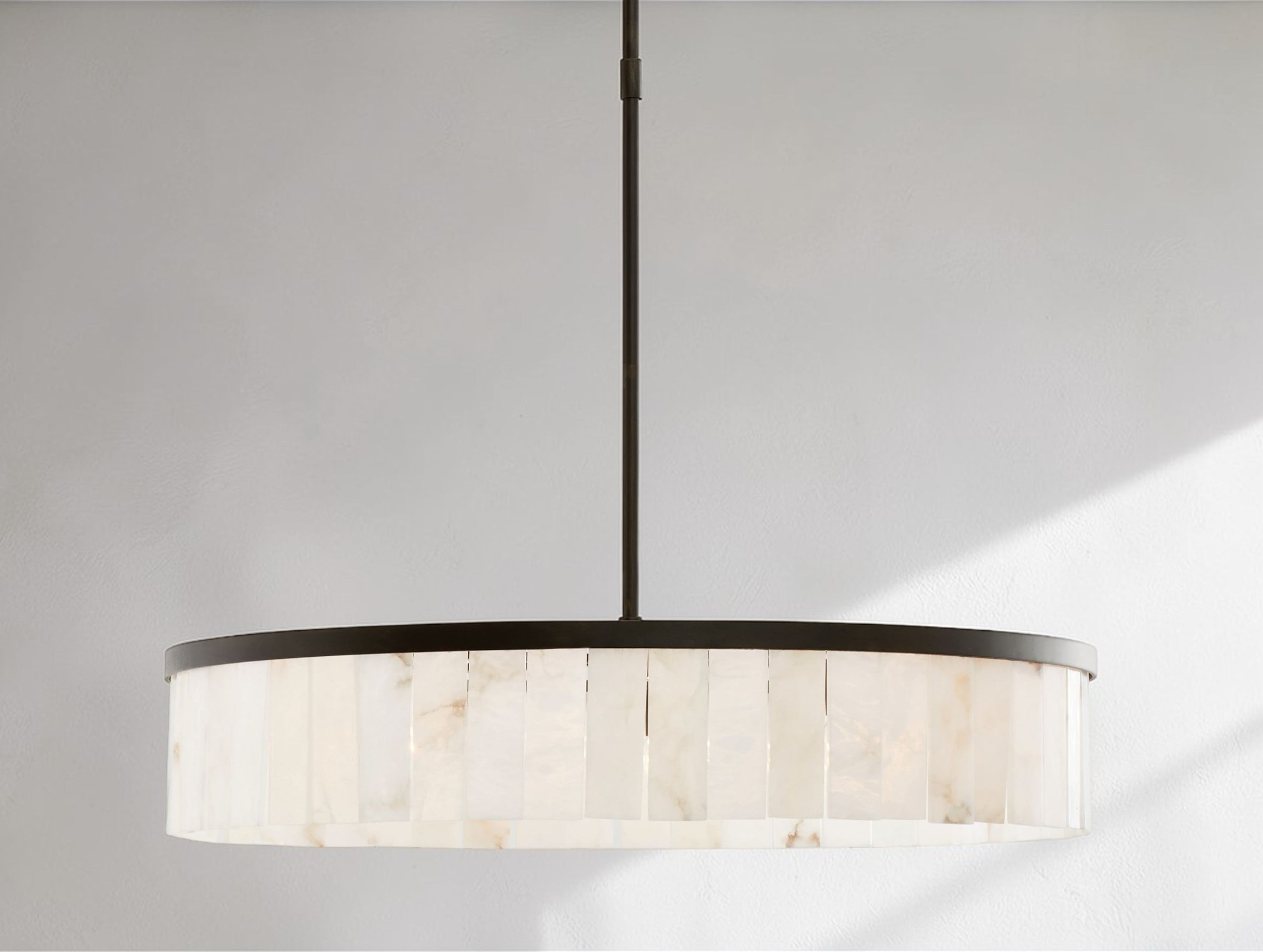 Wyndham Alabaster Round Chandelier