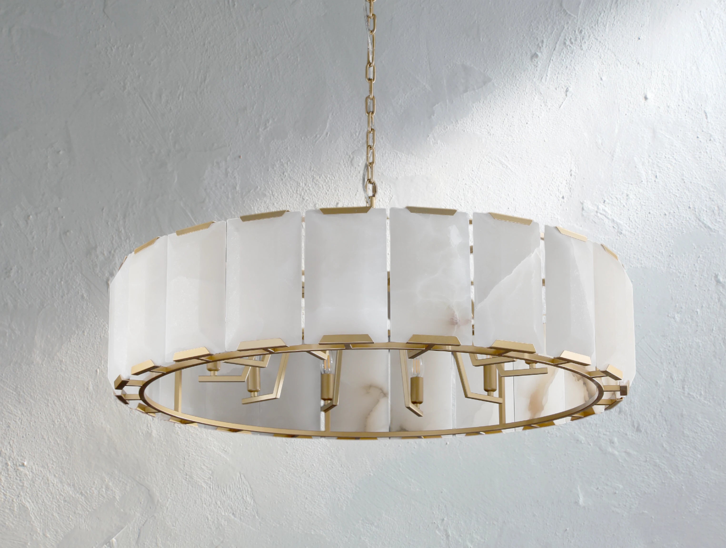 Valonne Calcite Round Chandelier