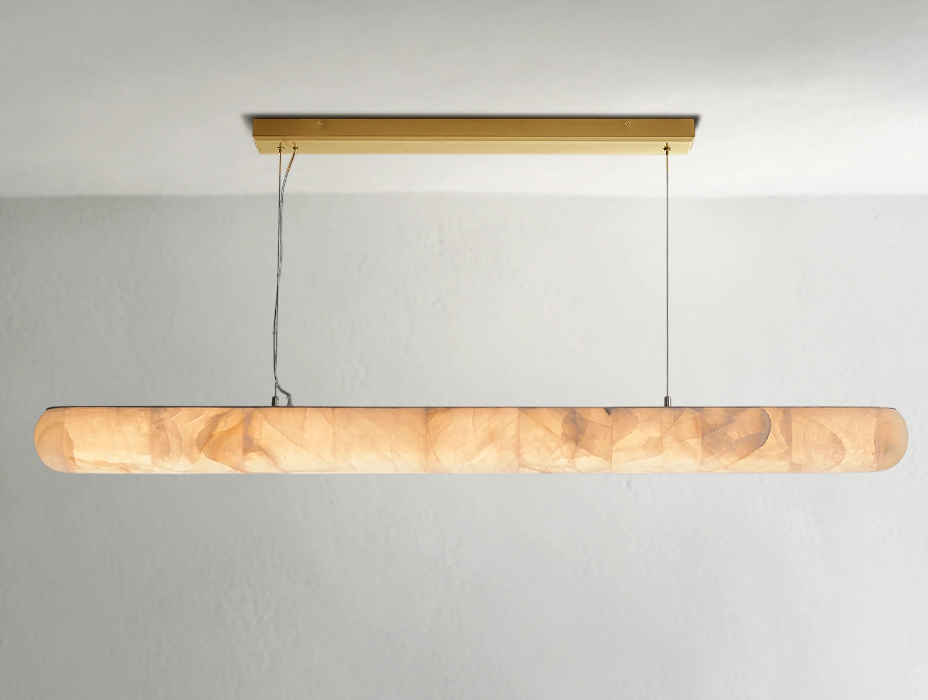 Hamary Linear Alabaster Chandelier