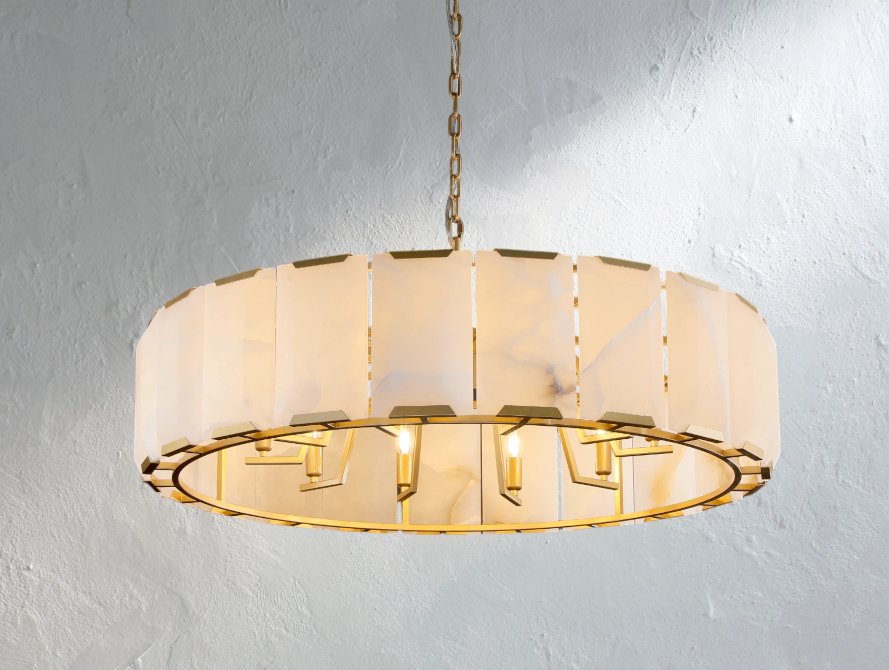 Valonne Calcite Round Chandelier